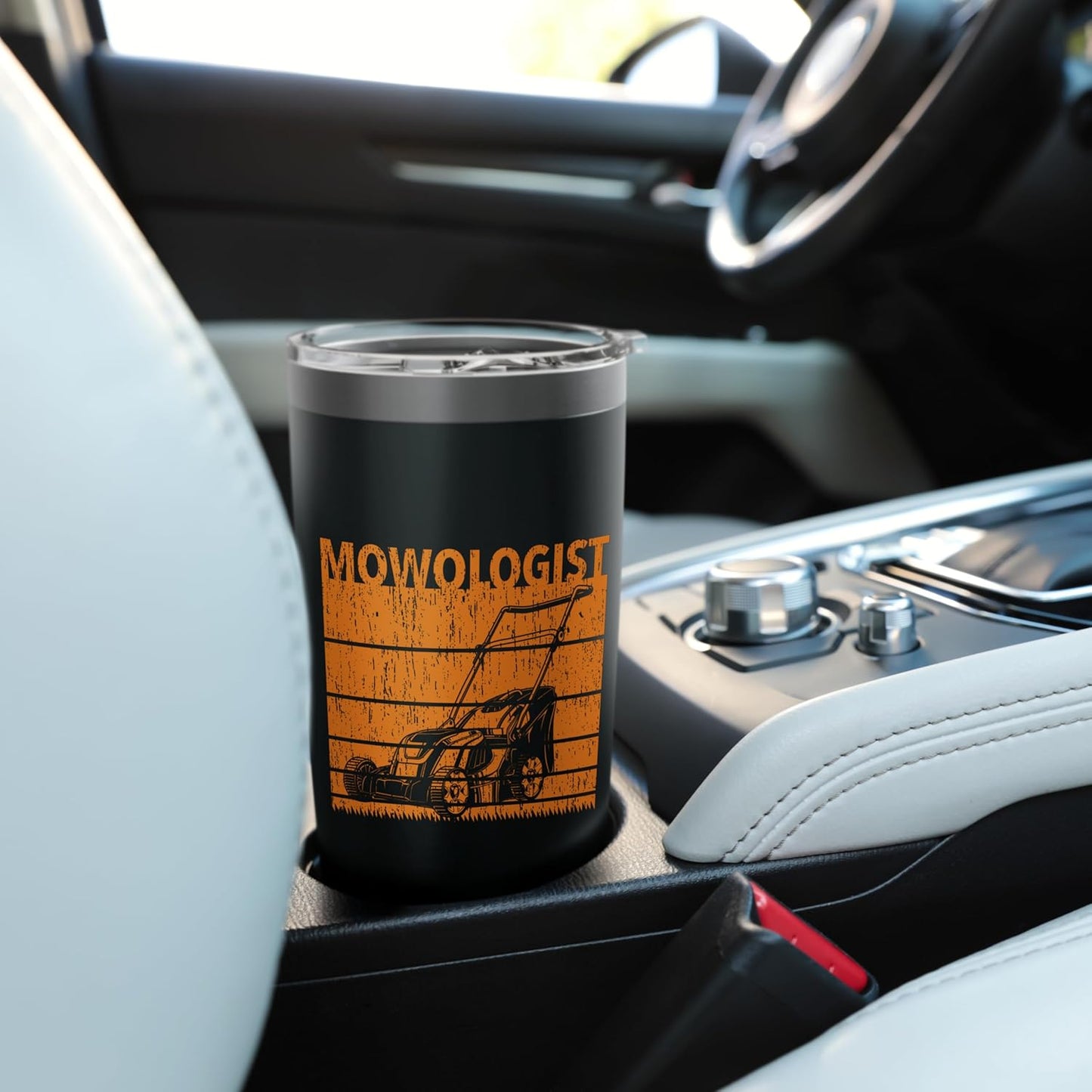 Mowologist Lawn Mower Funny Gardener Gardening Lovers Outfit Stainless Steel Insulated Tumbler