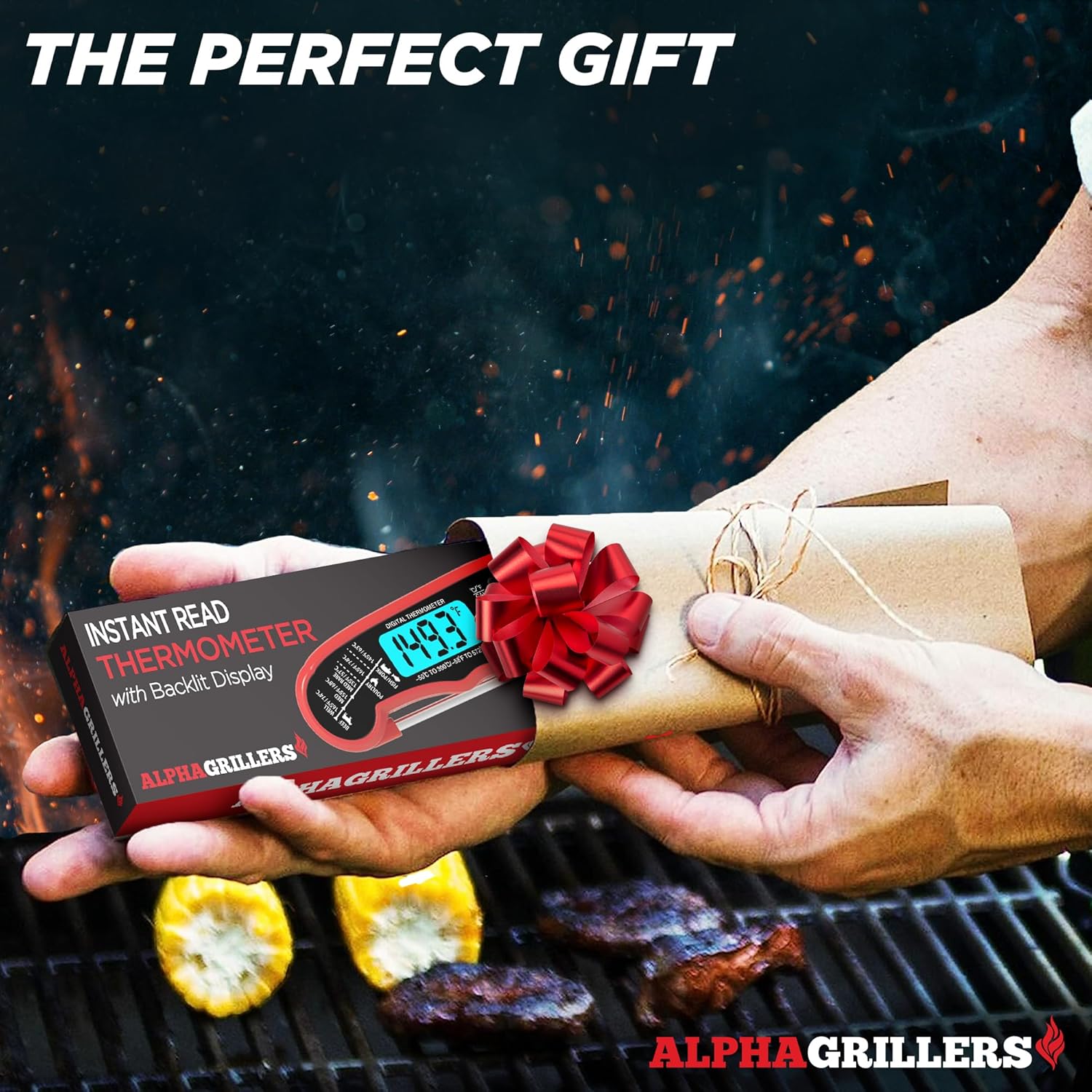 Alpha Grillers Meat Thermometer Digital – Instant Read Food Thermomete