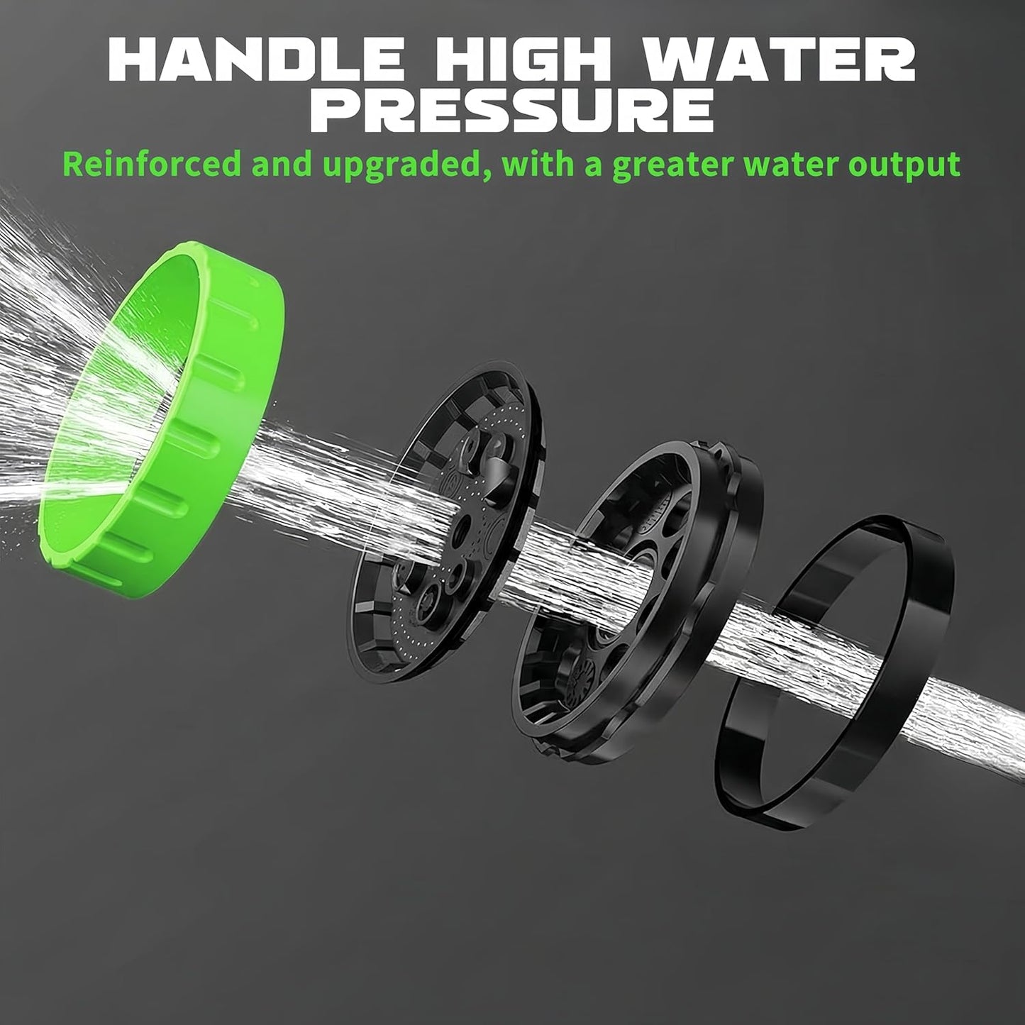 Garden Hose Nozzle with 10 Spray Patterns – High Pressure Water Spraye