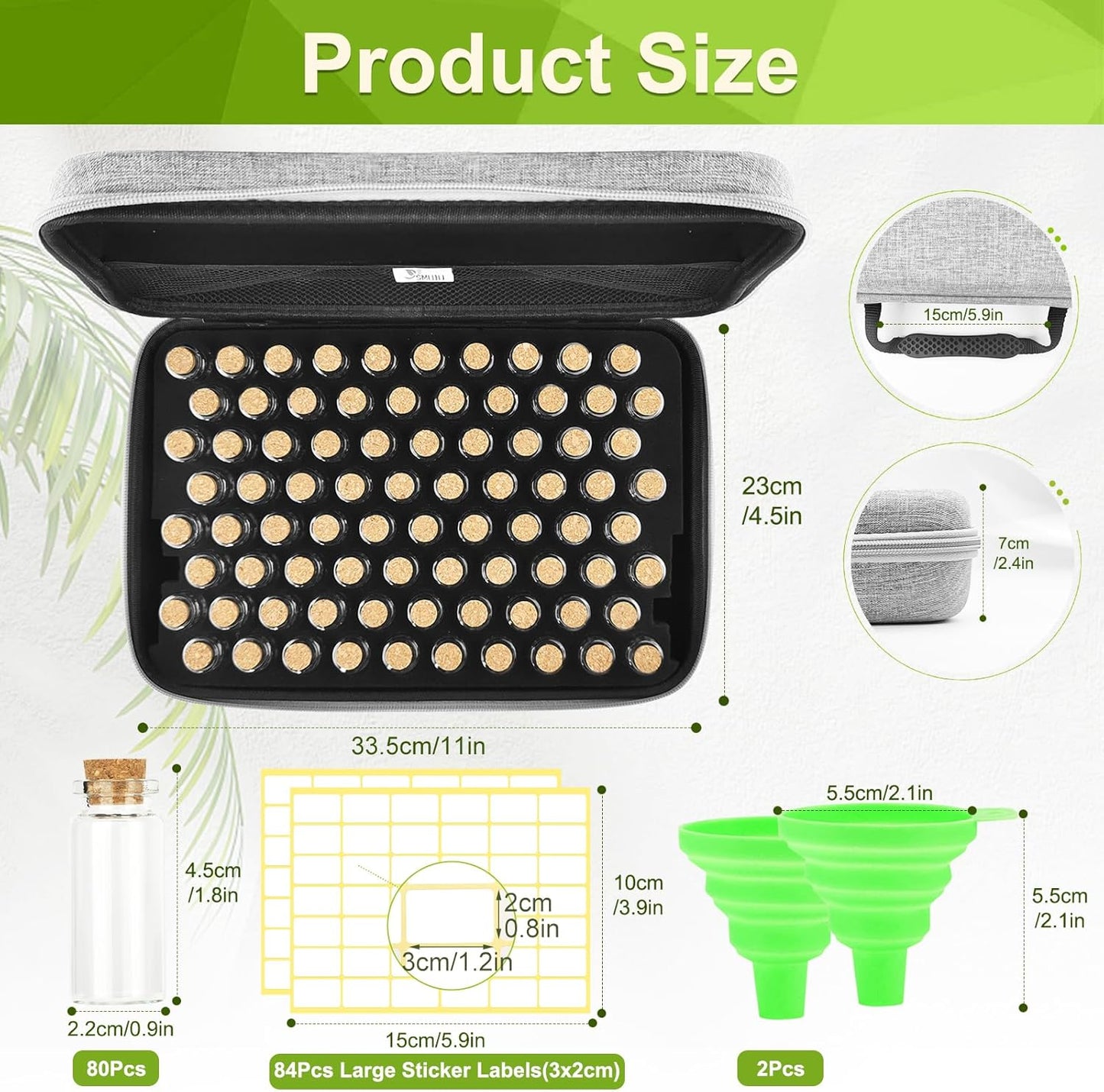 【80 Slots】 Seed Storage Organizer, Sturdy Seed Organizer Storage Box w