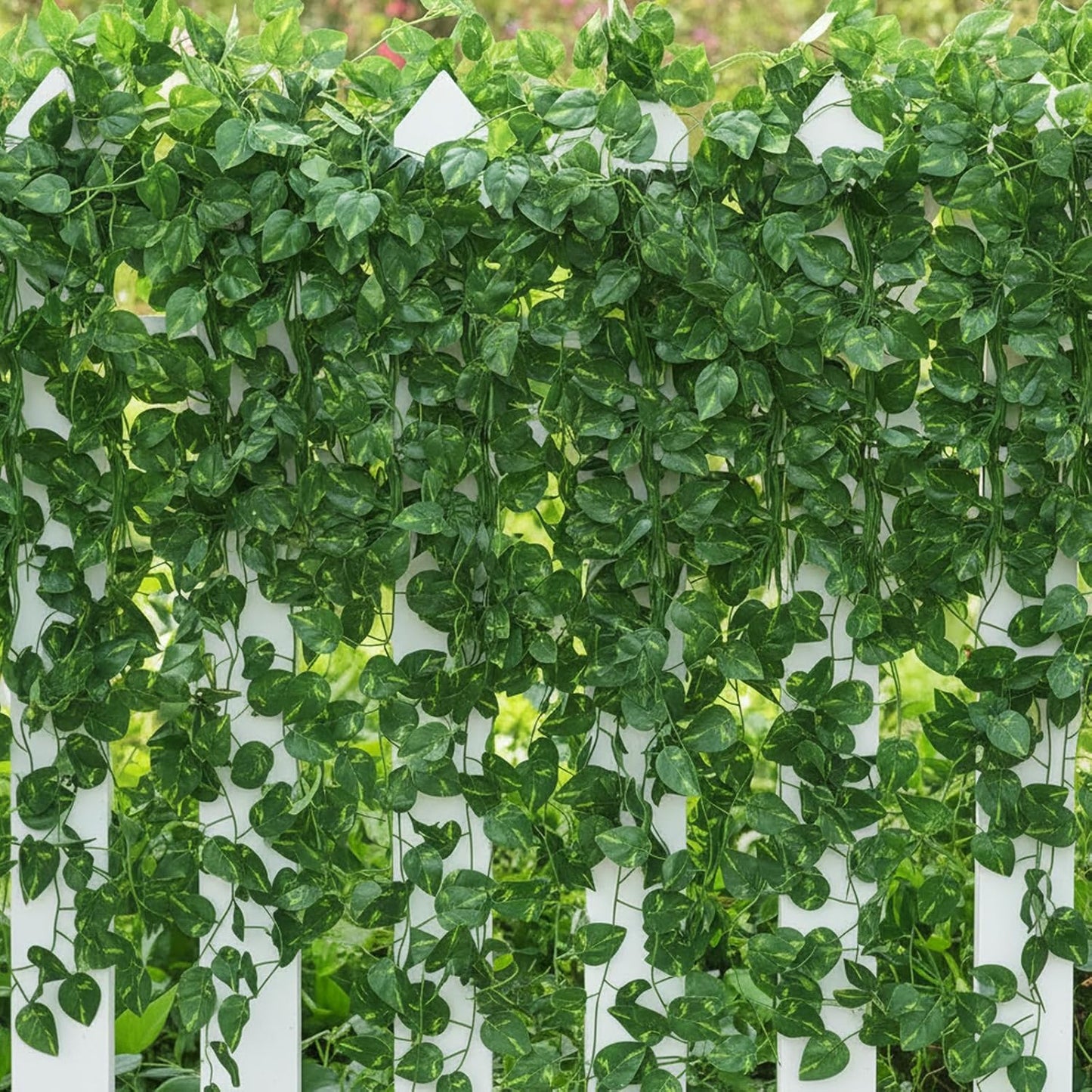 CEWOR Fake Vines for Room Decor 24 Pack 168ft Artificial Ivy Greenery Garland for Bedroom Wall Decor, Hanging Green Leaves for Party Wedding Christmas Decoration