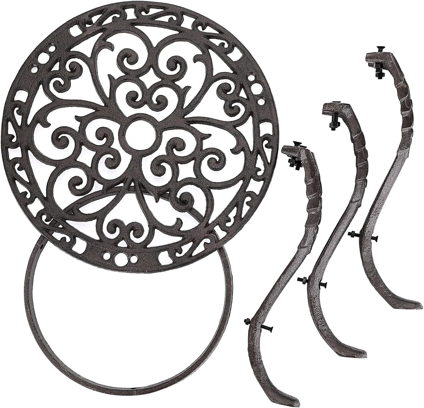 OwnMy Heavy Duty Cast Iron Plant Stand Vintage Iron Flower Pot Holder,