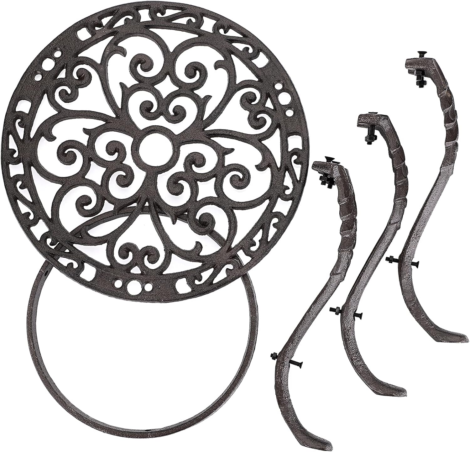 OwnMy Heavy Duty Cast Iron Plant Stand Vintage Iron Flower Pot Holder,