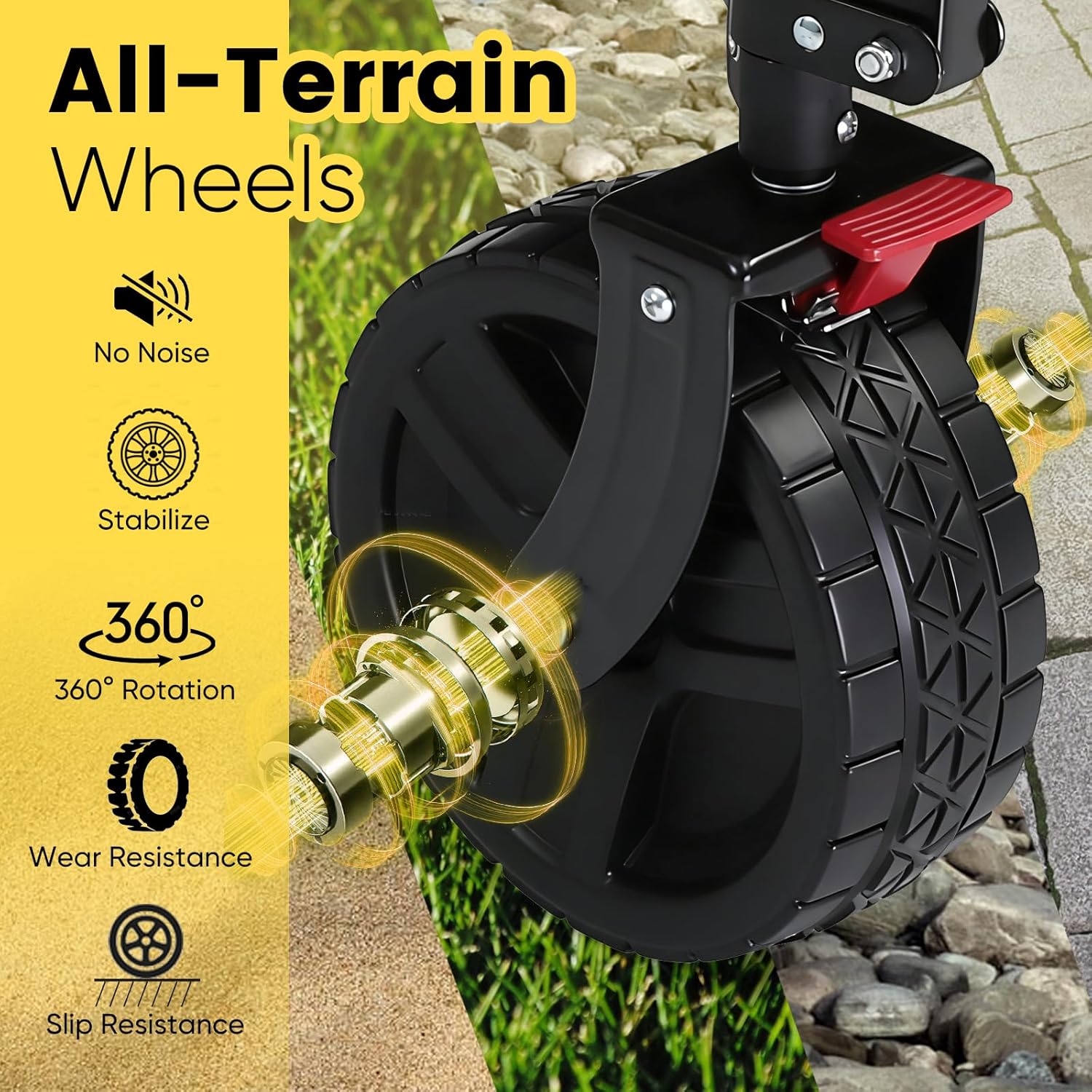 Sekey 48''L Collapsible Foldable Extended Wagon with 660lbs Weight Cap