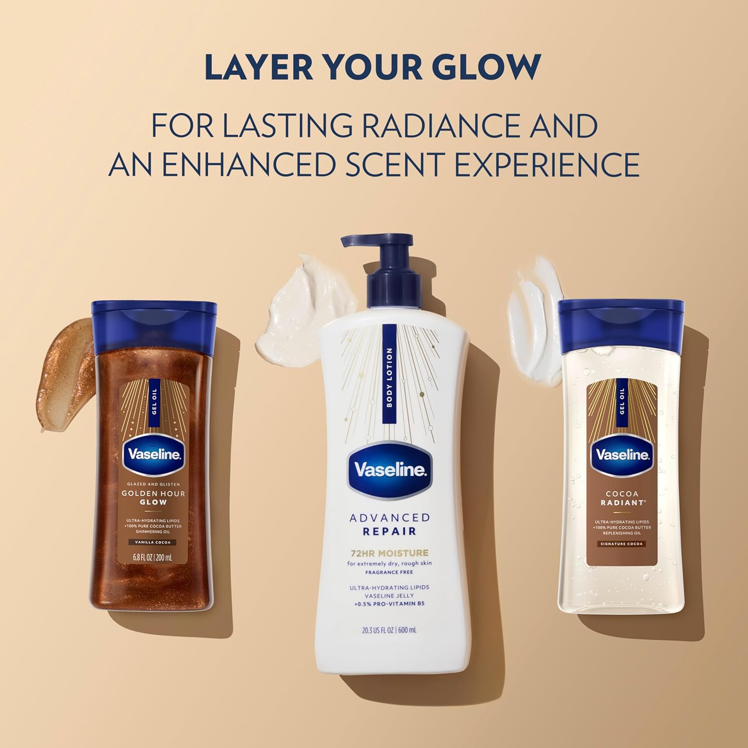 Vaseline Intensive Care Unscented Advanced Repair Body Lotion - Ultra-