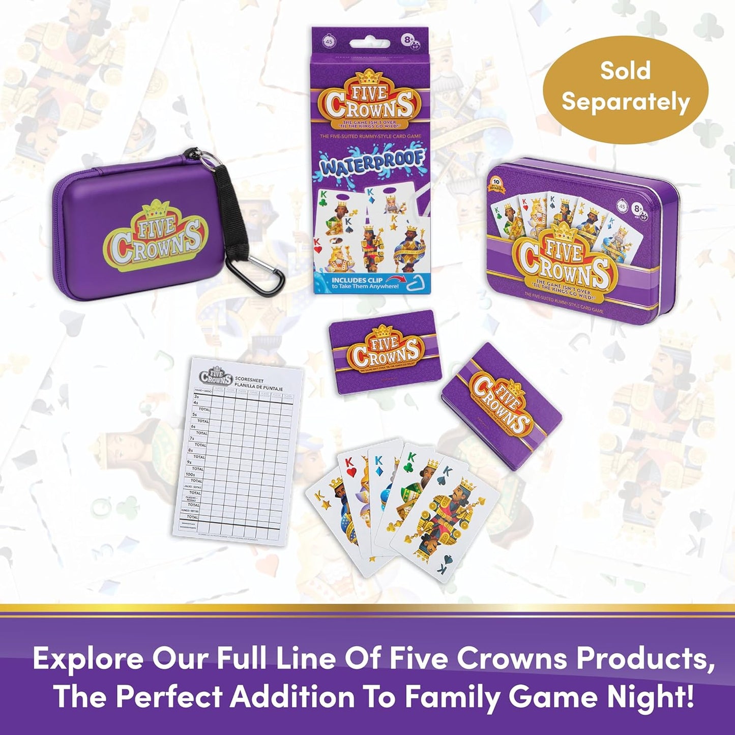 Five Crowns – Card Game for Kids and Adults, Travel and Family Game Ni