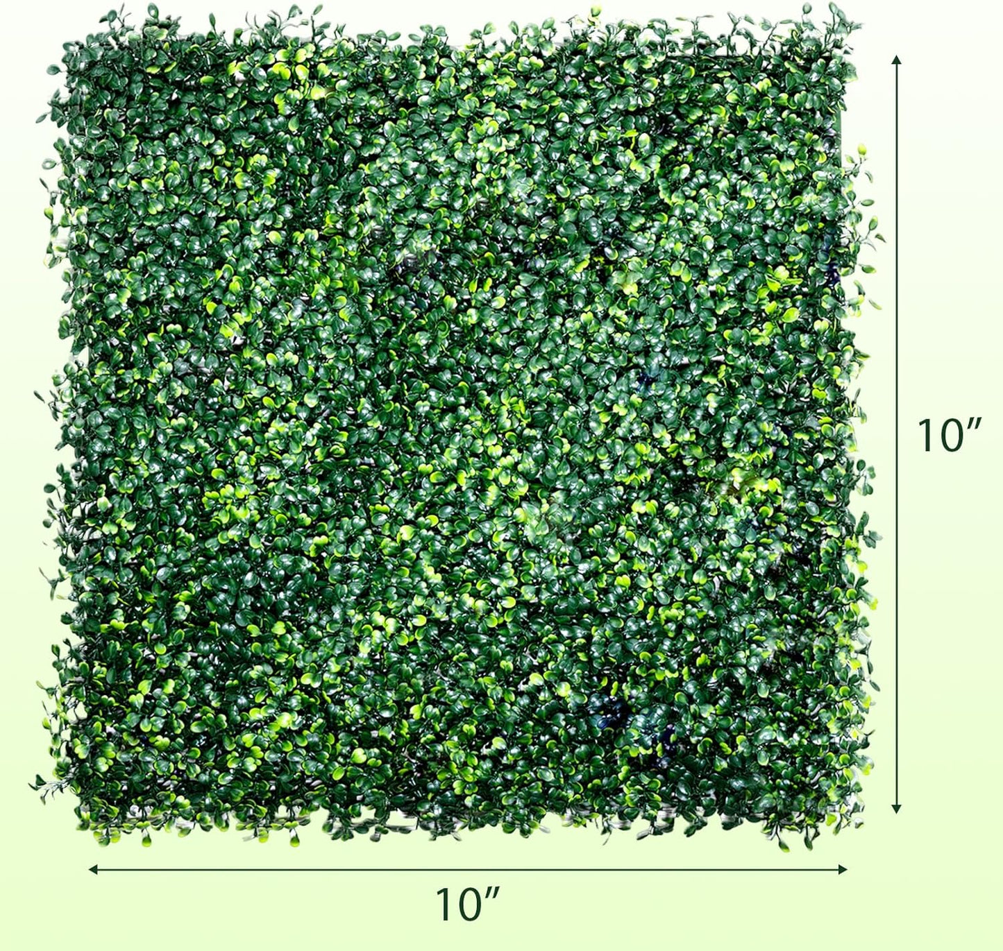 Artificial Grass Wall Panel Backdrop, 24PCS 10"x10" Artificial Boxwood