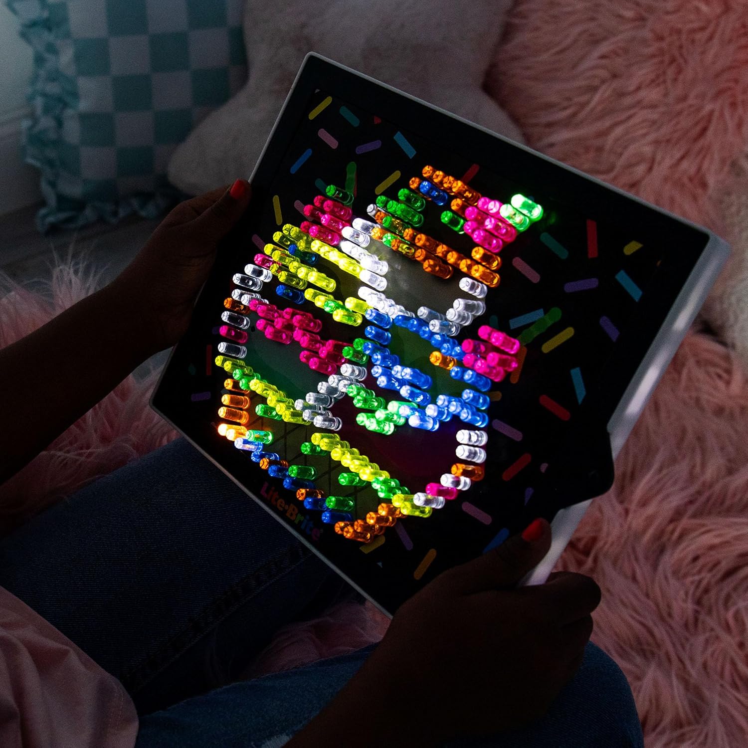 Lite Brite Classic, Favorite Retro Toy - Create Art with Light, STEM, 