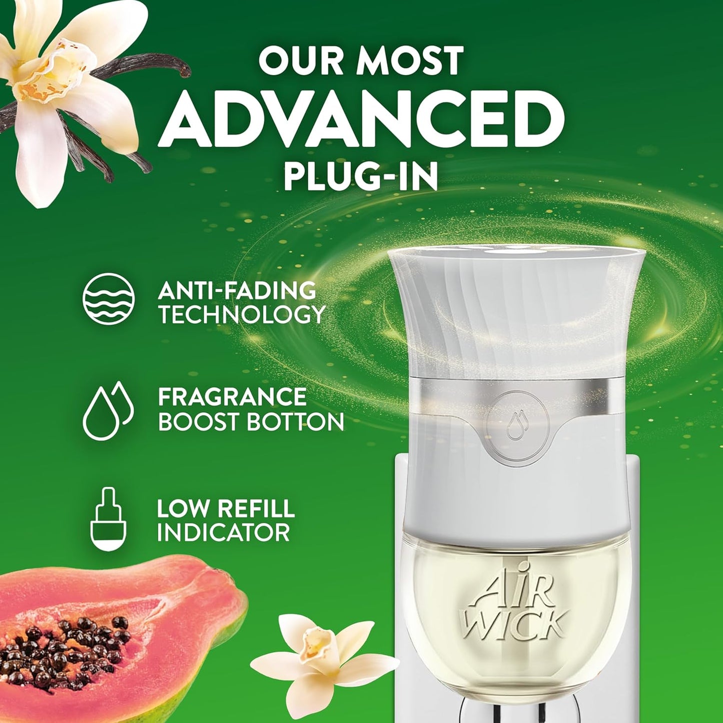 Air Wick Scented Oils 0+5 Vanilla & Pink Papaya