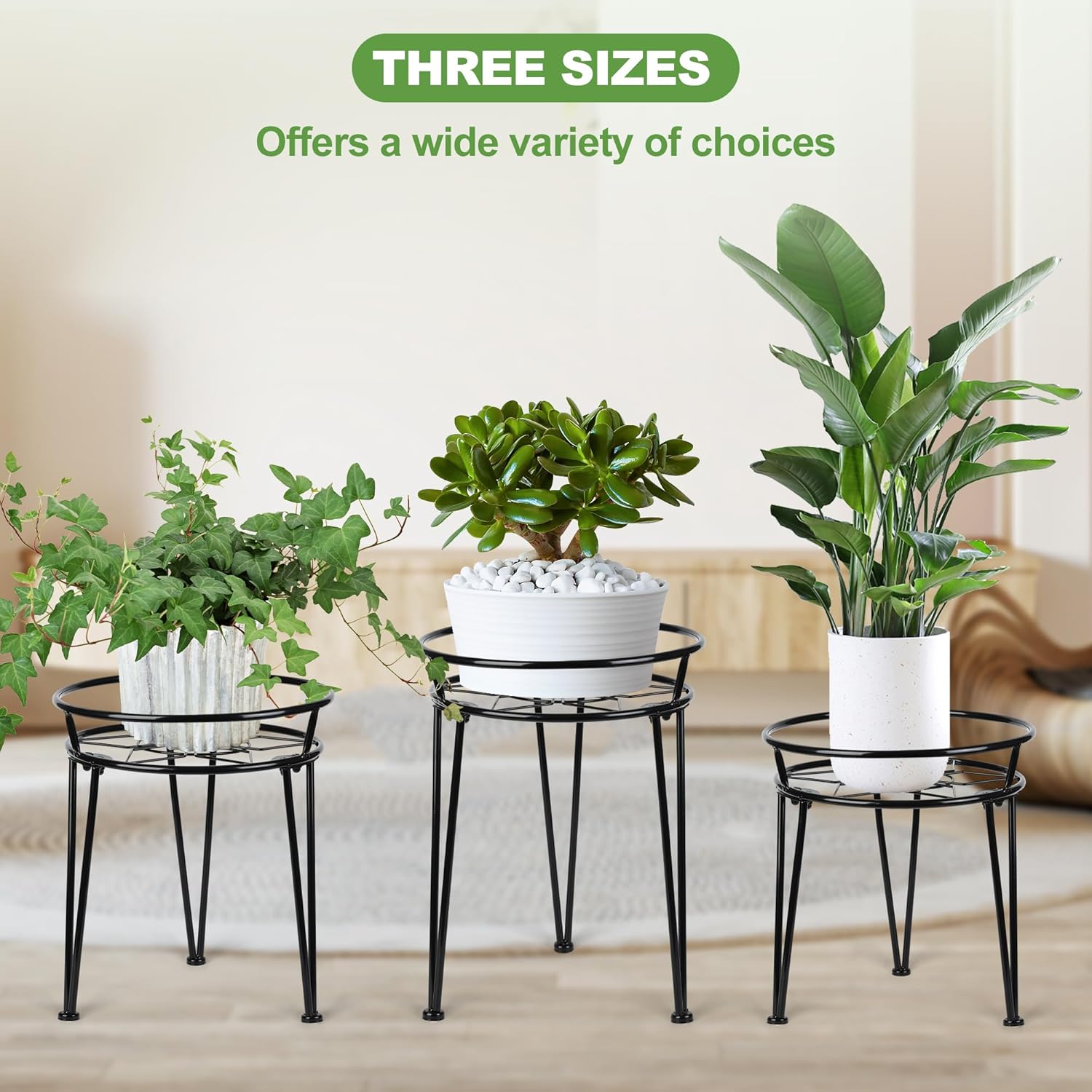Metal Plant Stand, Plant Stand Indoor Outdoor, Metal Rustproof Flowers
