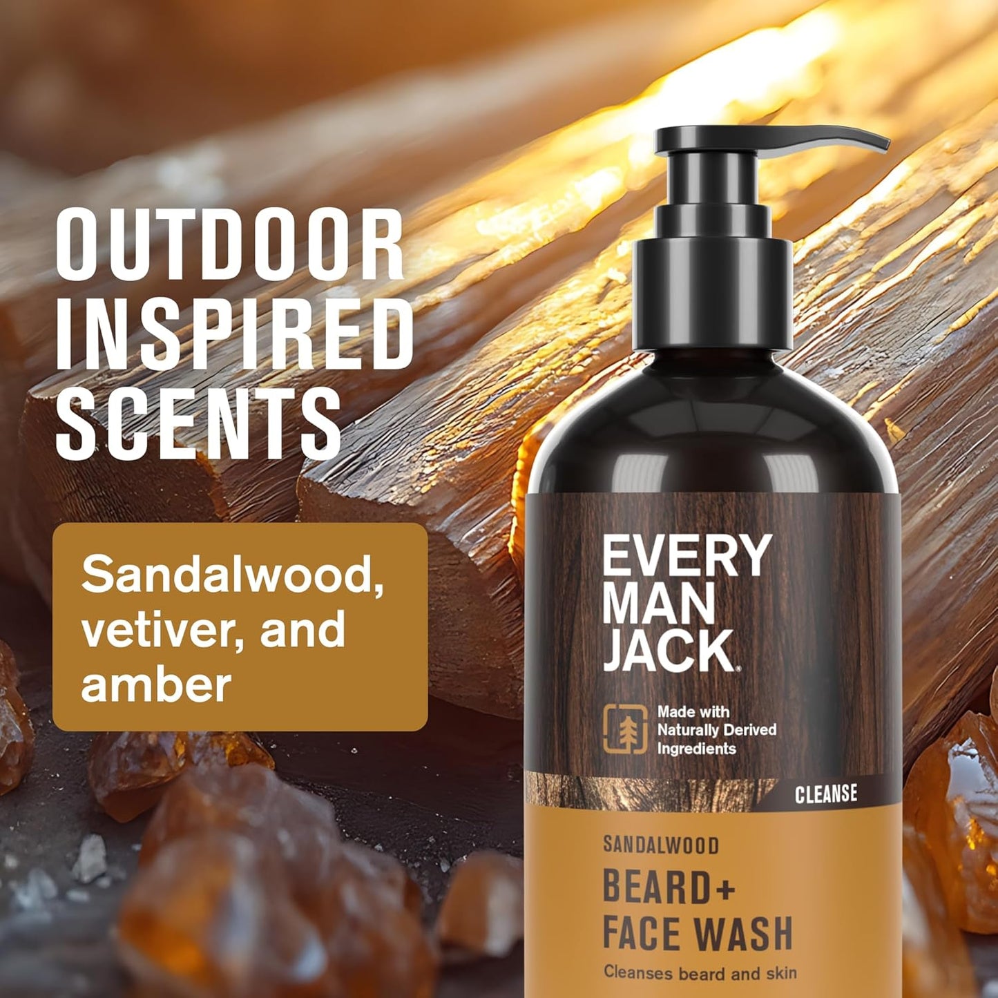 Every Man Jack Beard Essentials Gift Set for Men – Complete Routine wi