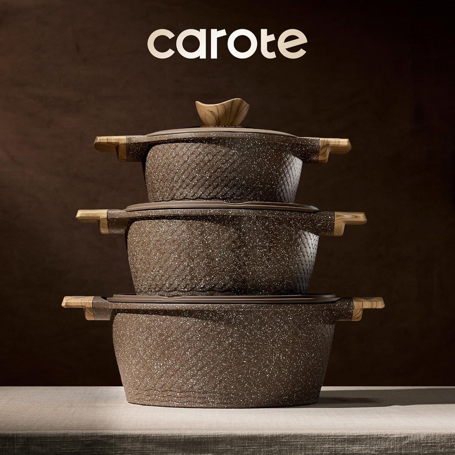 CAROTE 26PCS Pots and Pans Set Non Stick, Cookware Set Pots and Pans I