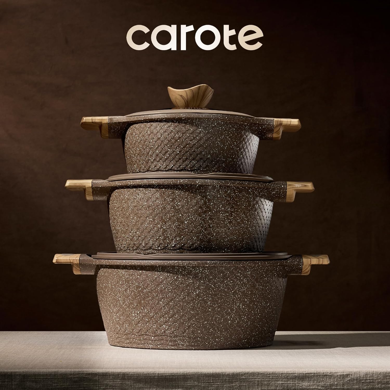 CAROTE 26PCS Pots and Pans Set Non Stick, Cookware Set Pots and Pans I