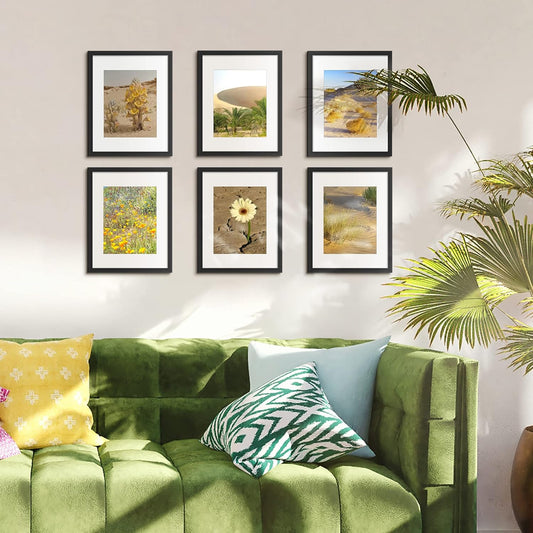 upsimples 11x14 Picture Frame, Display Pictures 8x10 with Mat or 11x14