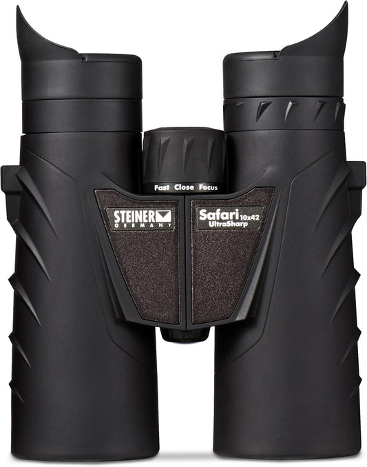 Steiner Safari UltraSharp Binoculars Compact Lightweight Performance Outdoor Optics, 10x42