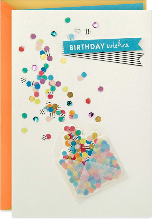 Hallmark Birthday Card (Envelope with Confetti)