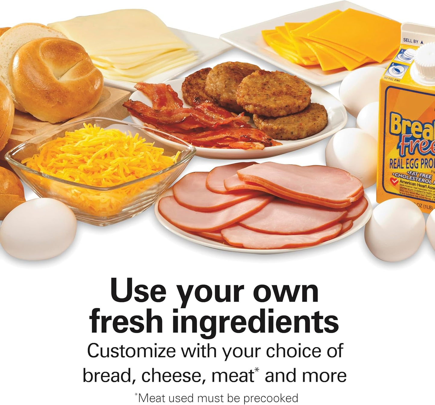 Hamilton Beach Dual Breakfast Sandwich Maker with Timer, Ready in 5 Mi
