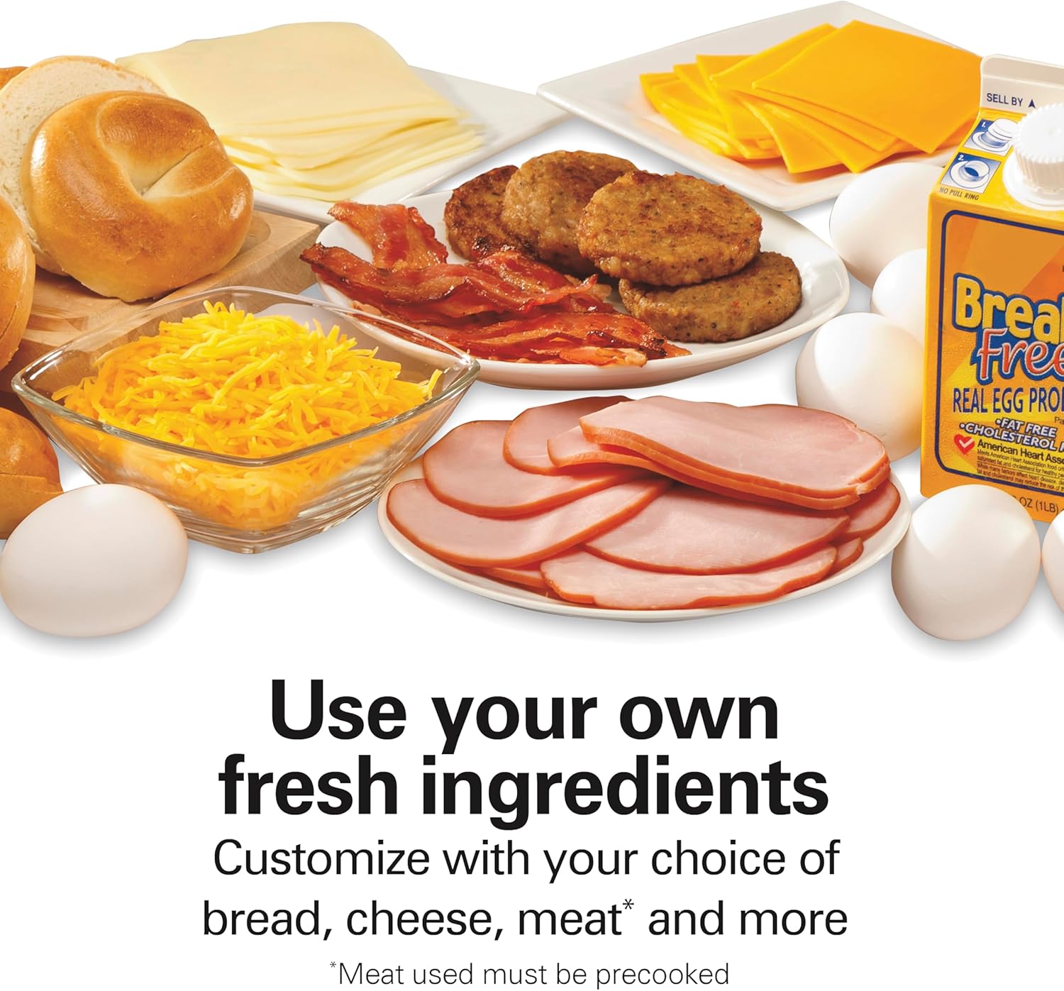 Hamilton Beach Dual Breakfast Sandwich Maker with Timer, Ready in 5 Mi