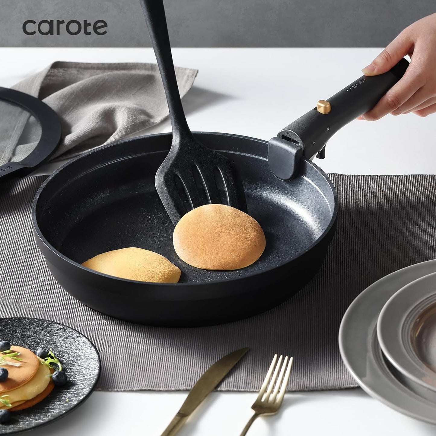CAROTE 19pcs Pots and Pans Set Non Stick, Nonstick Cookware Set, Dishw