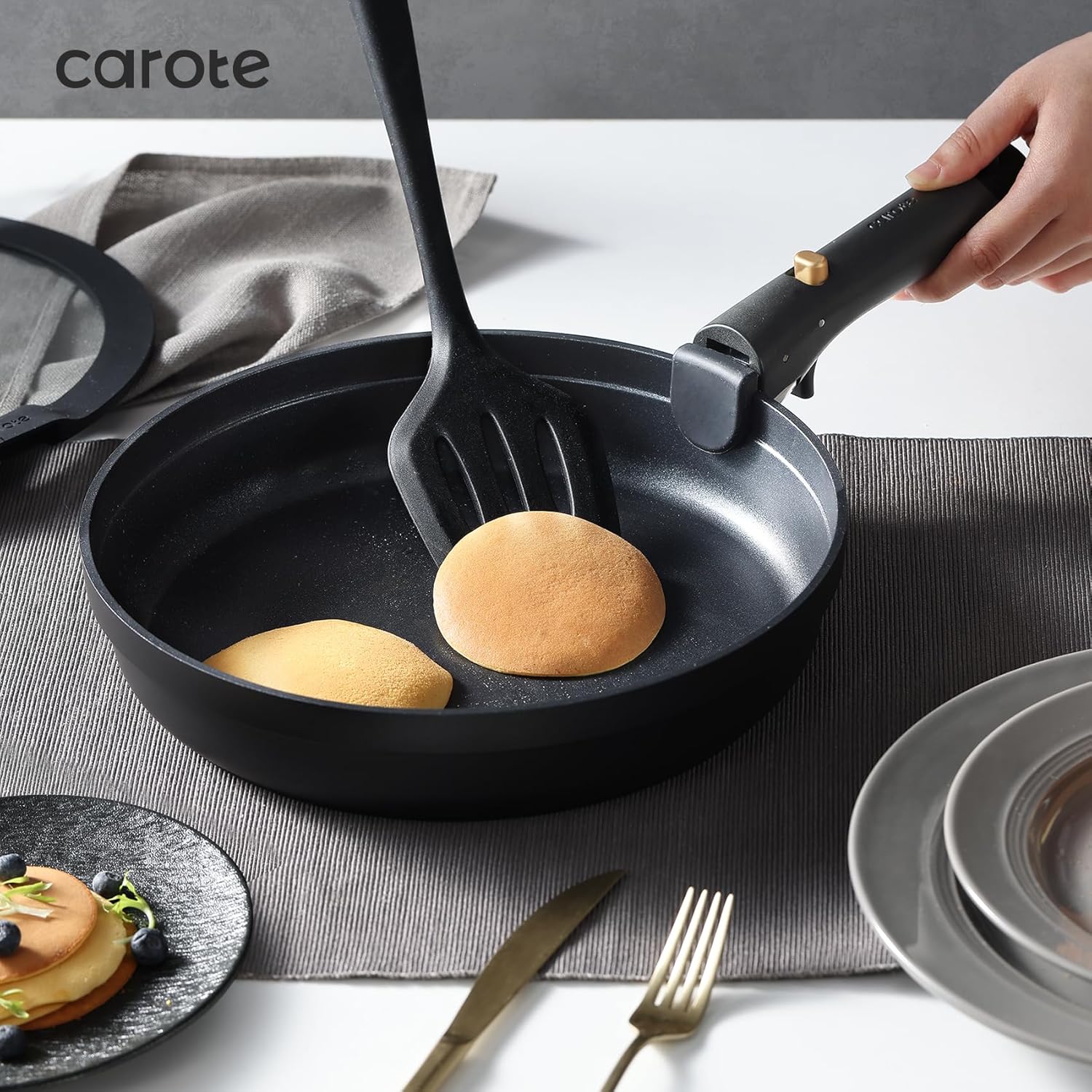 CAROTE 19pcs Pots and Pans Set Non Stick, Nonstick Cookware Set, Dishw