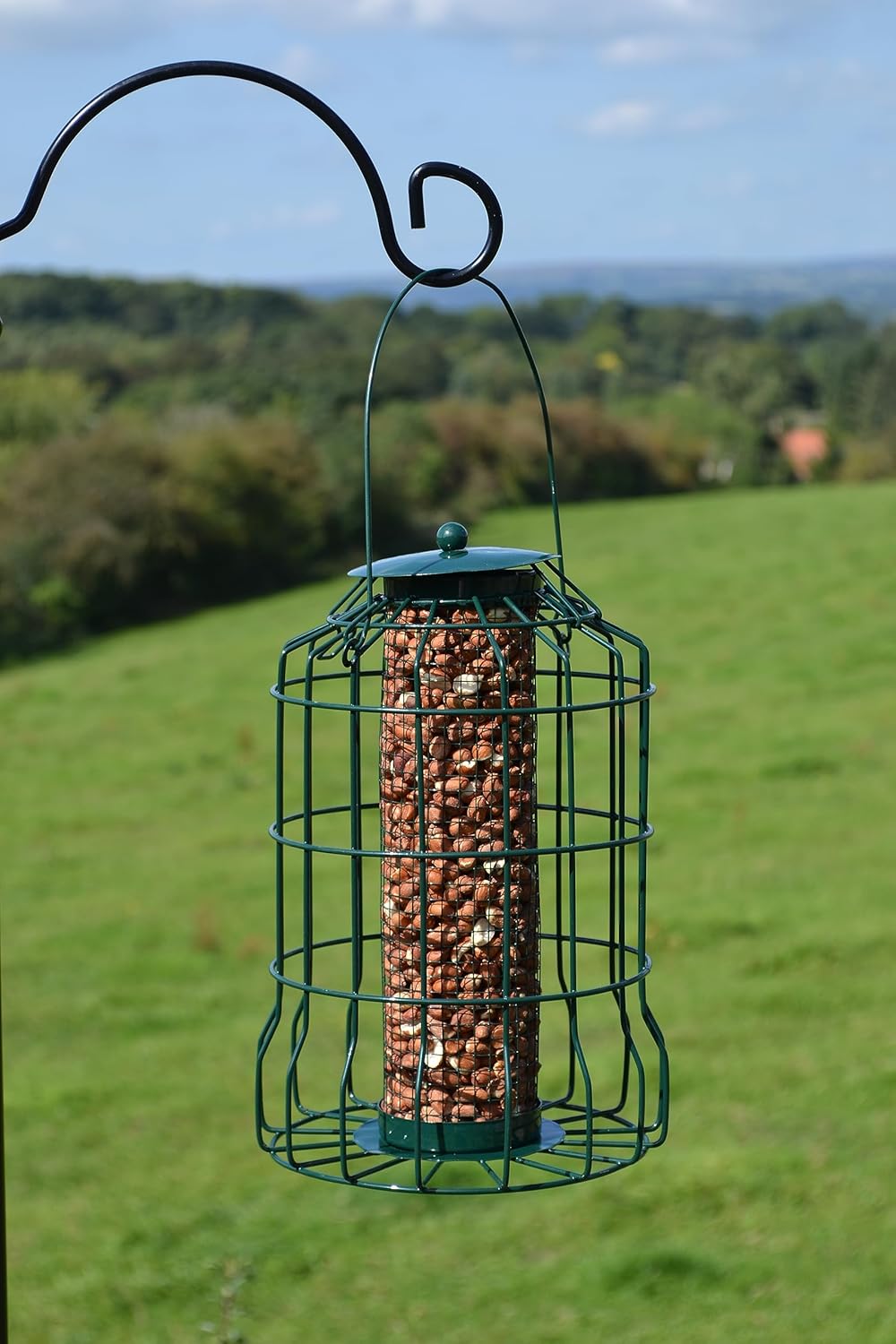 Supa Wild Bird Caged Peanut Feeder, Deters Squirrels and Larger Birds Such As Doves & Pigeons.