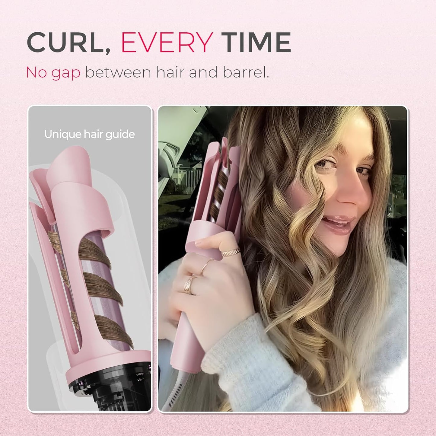 TYMO Automatic Rotating Curling Iron - TYMO CURLPRO Beach Waves Curlin
