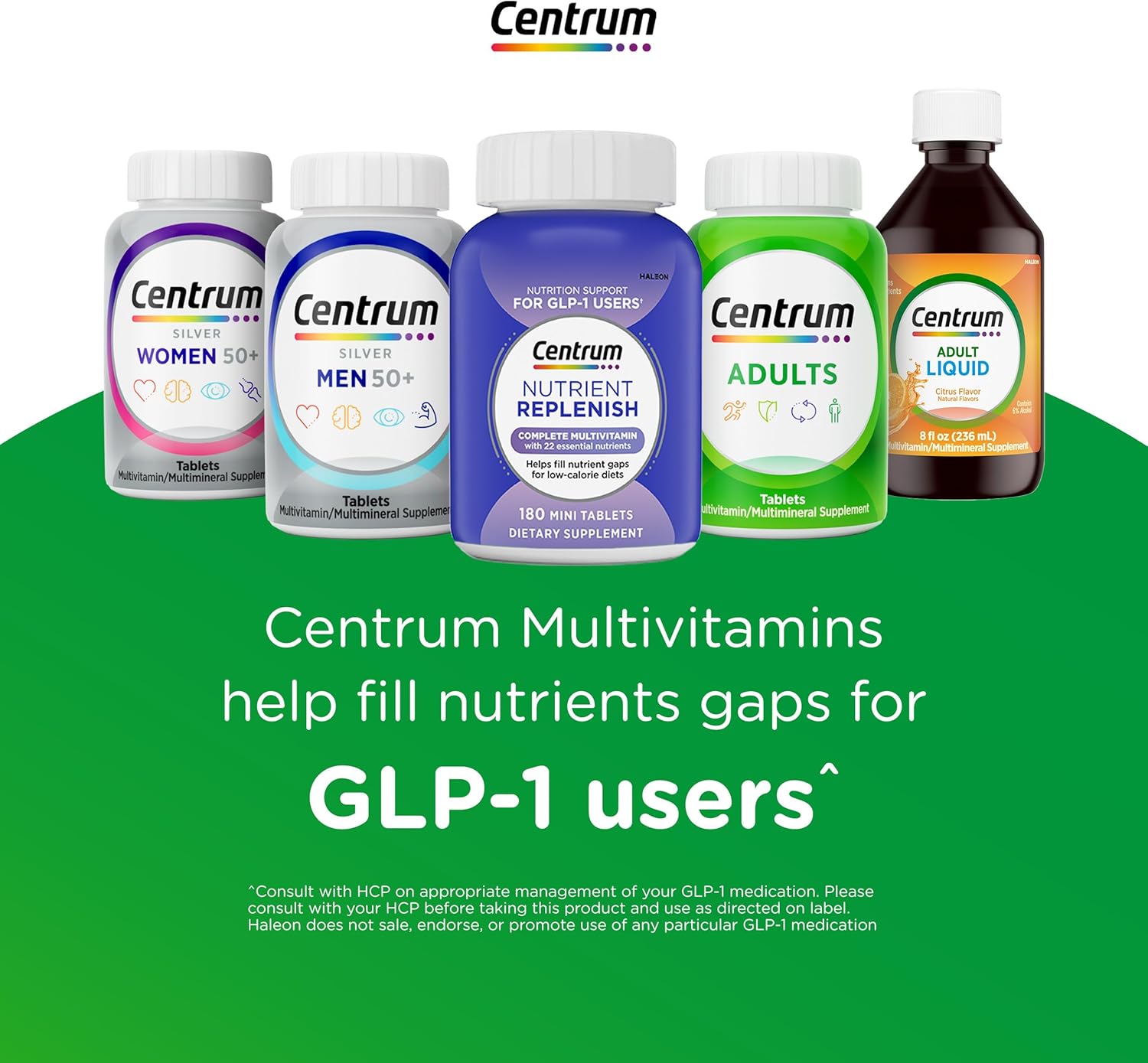 Centrum Minis Silver Women's Multivitamin for Women 50 Plus, Multimine