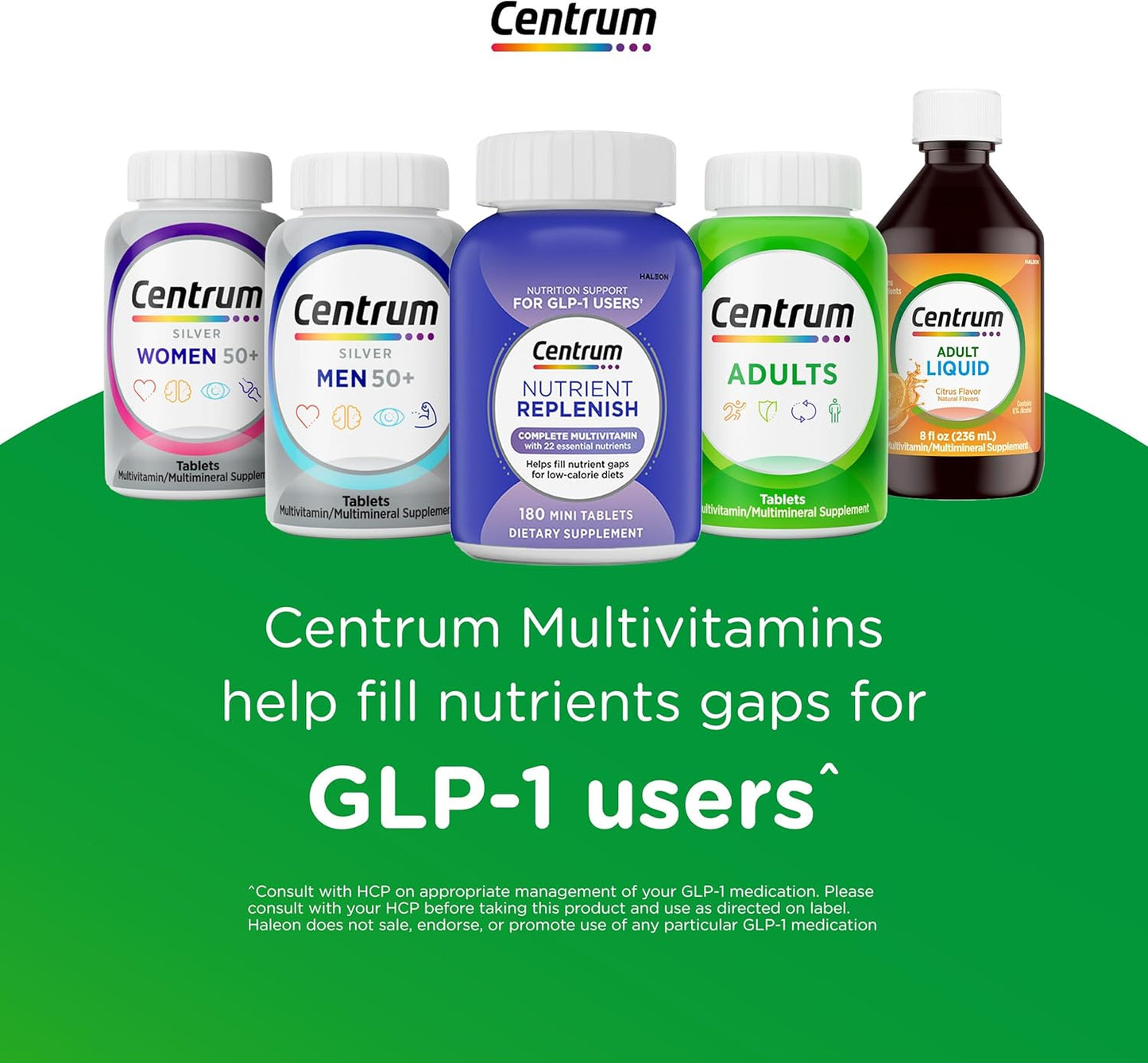 Centrum Silver Women's Multivitamin for Women 50 Plus, Multivitamin/Mu