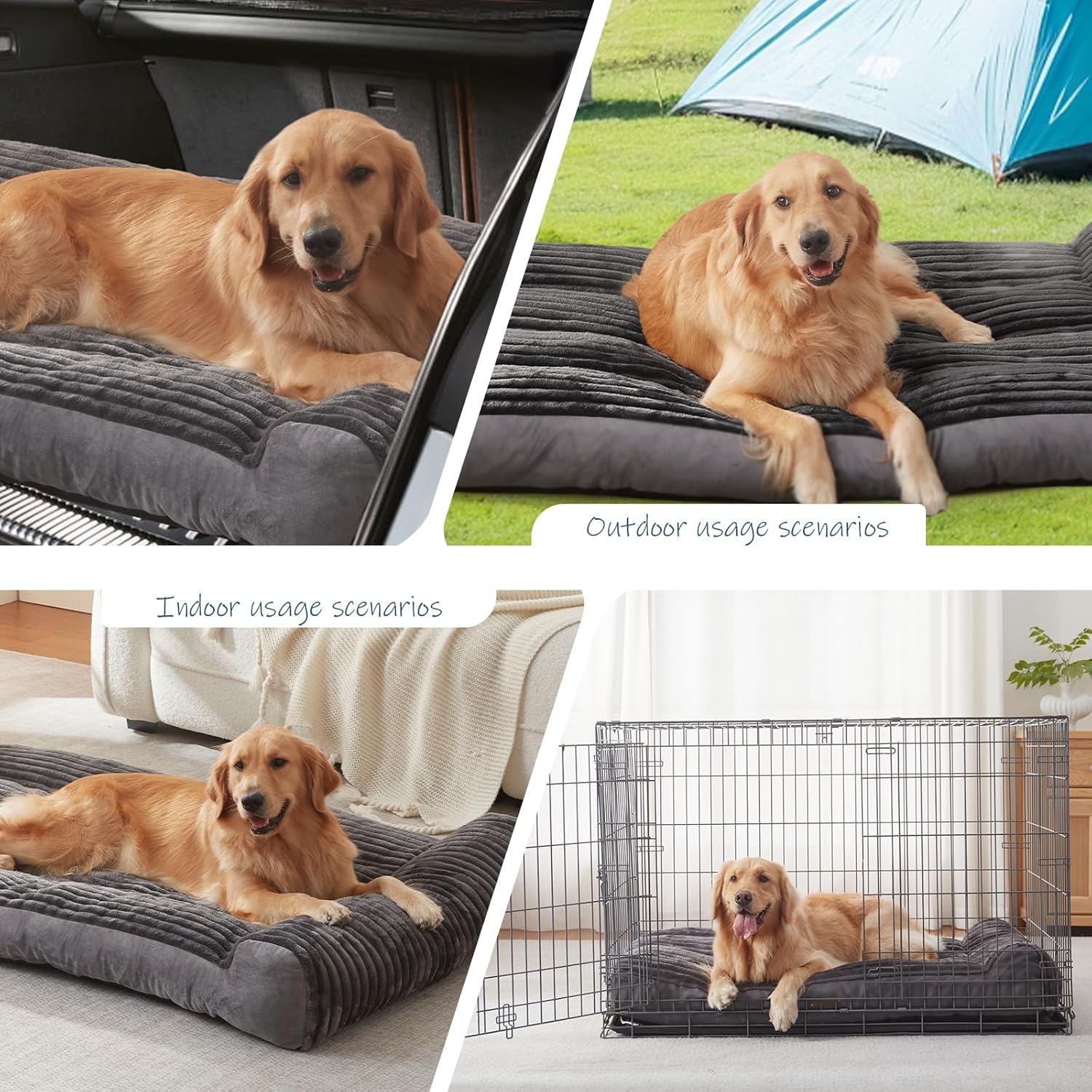 Dog Beds for Medium,Large Dogs Breeds,Sofa Dog Bed with Pillow for Cra