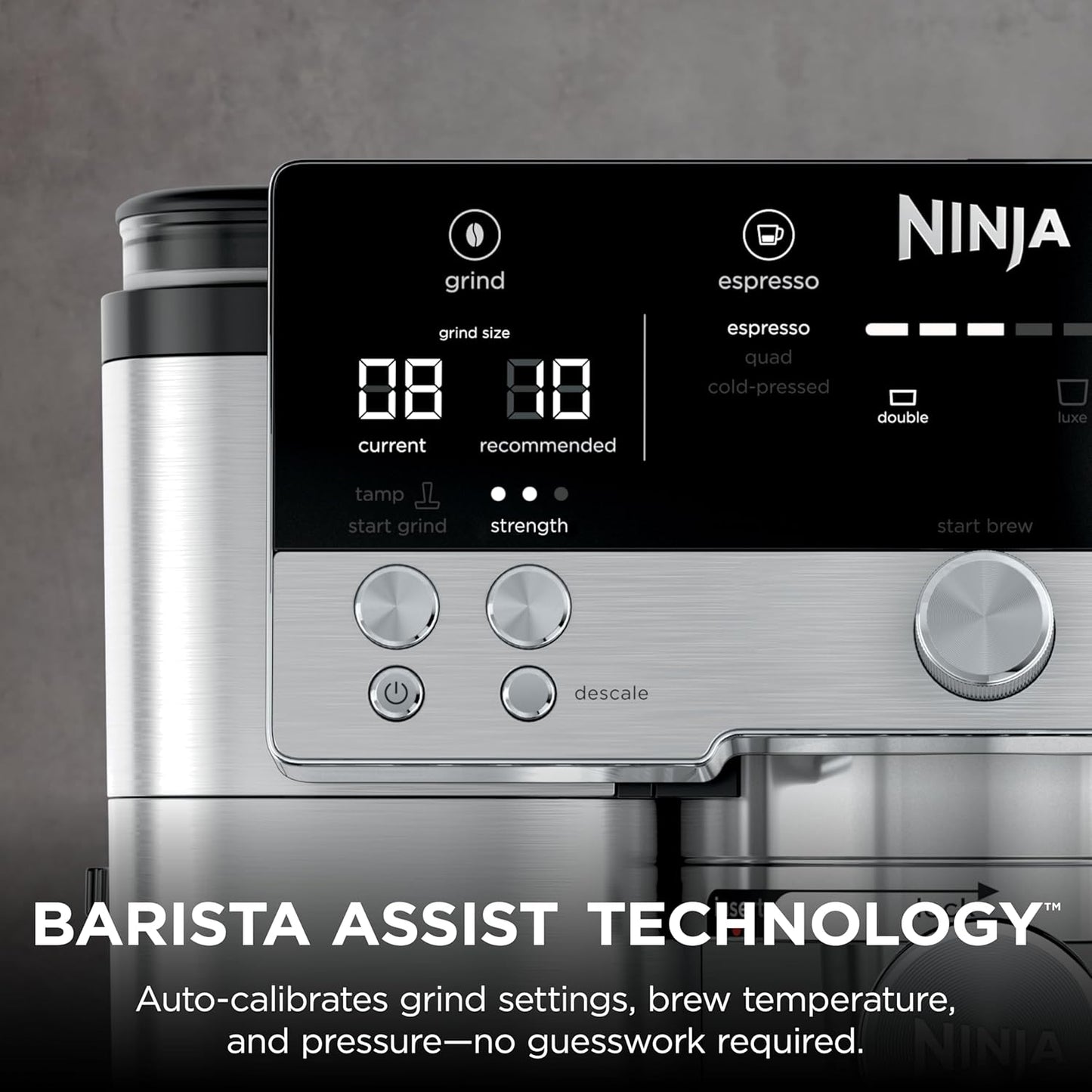 Ninja Luxe Café 3-in-1 Espresso, Drip Coffee and Cold Brew Machine | I