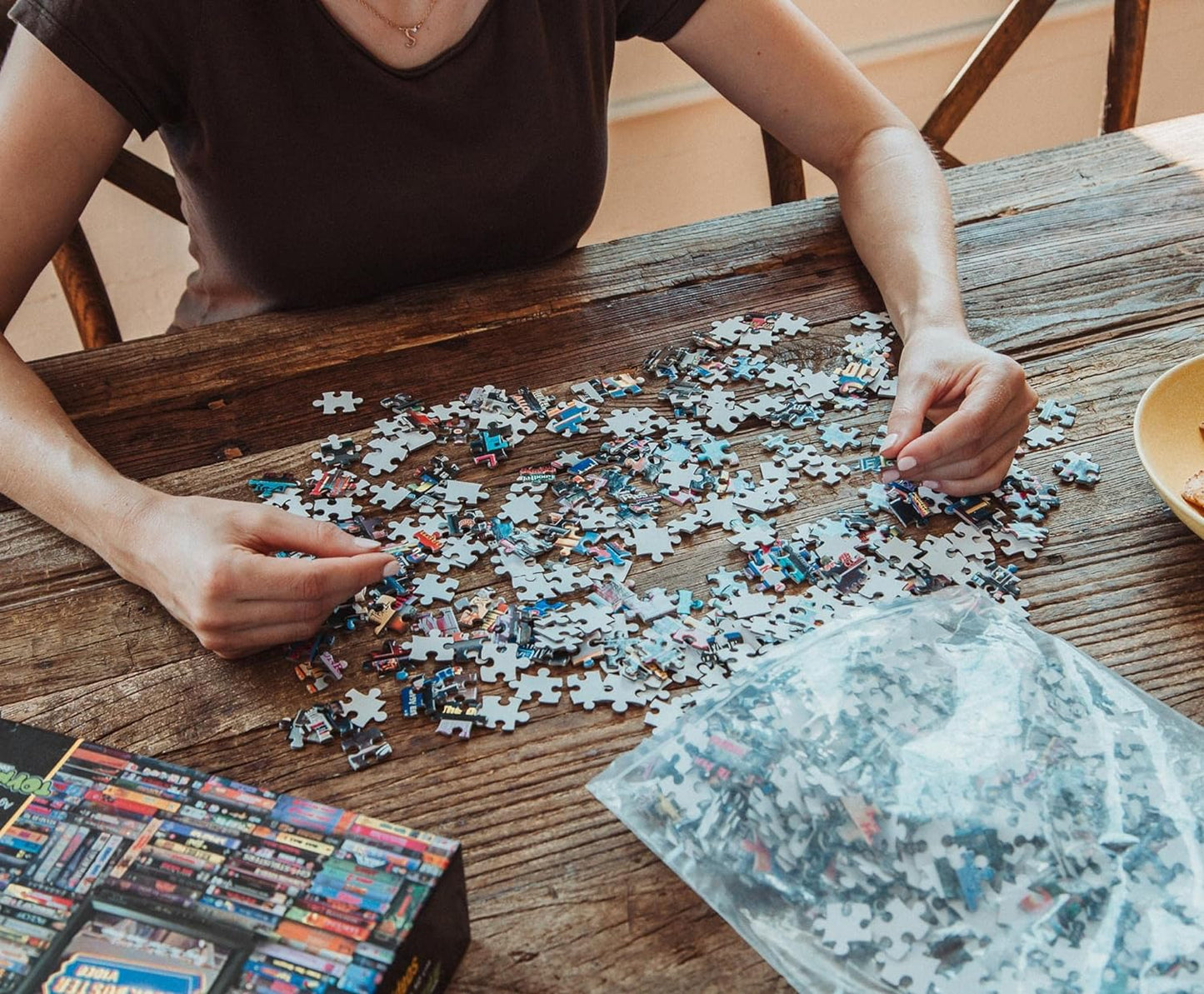 Blockbuster Era 1000-Piece Jigsaw Puzzle, Brain Teaser for Kids and Ad