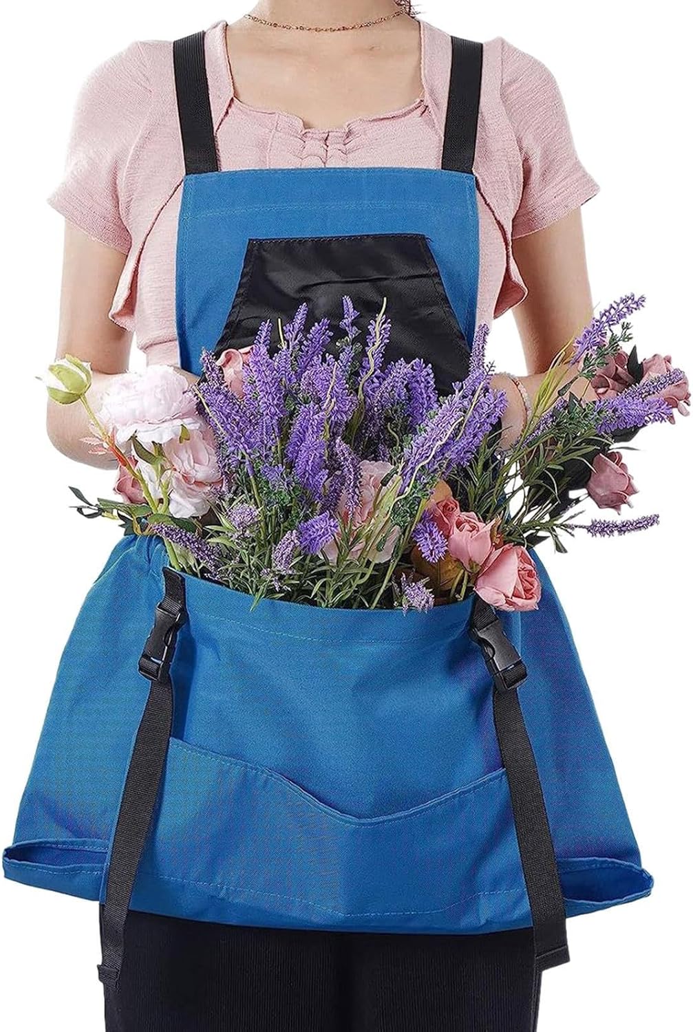 Farm Gardening Apron, Fruit Picking Utility Clothing, Large Pocket Cro