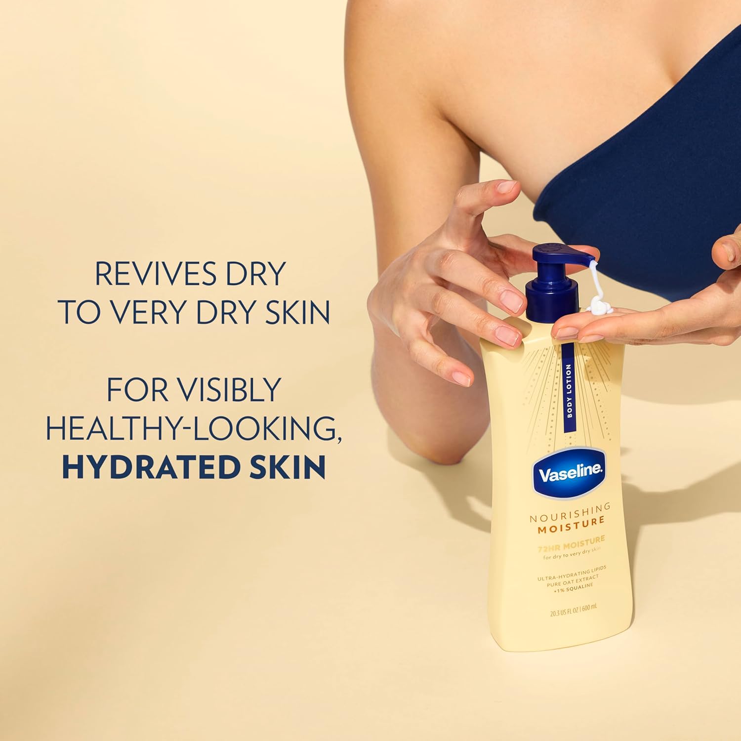 Vaseline Intensive Care Nourishing Moisture Body Lotion 3 Pk Made with