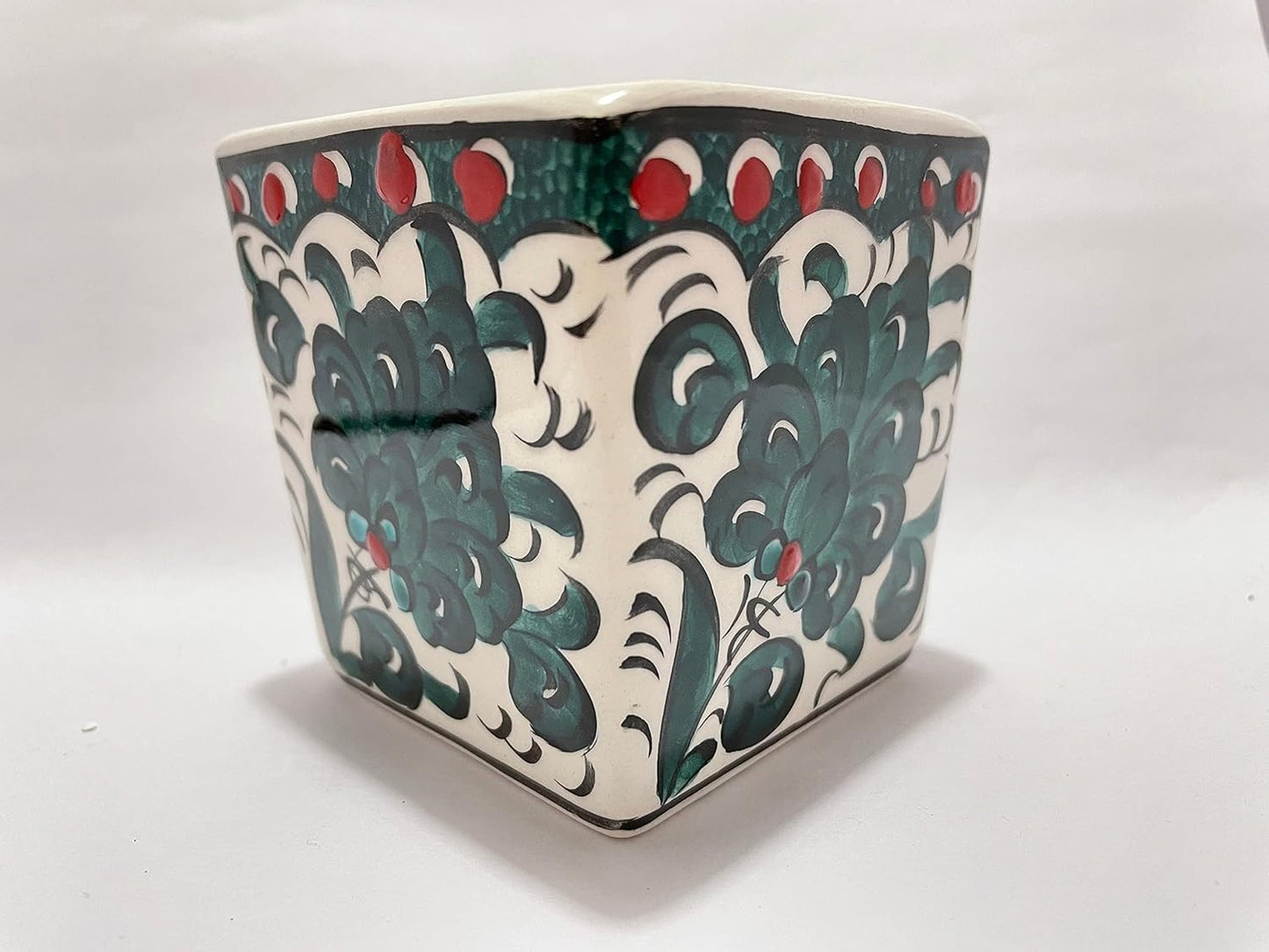 10+ Design Floral Line Pencil Cup, Ceramic Pen Holder, Planter Pot, Desk Decor, Minimalist Pencil Holder, Toothbrush holder, Pen organiser