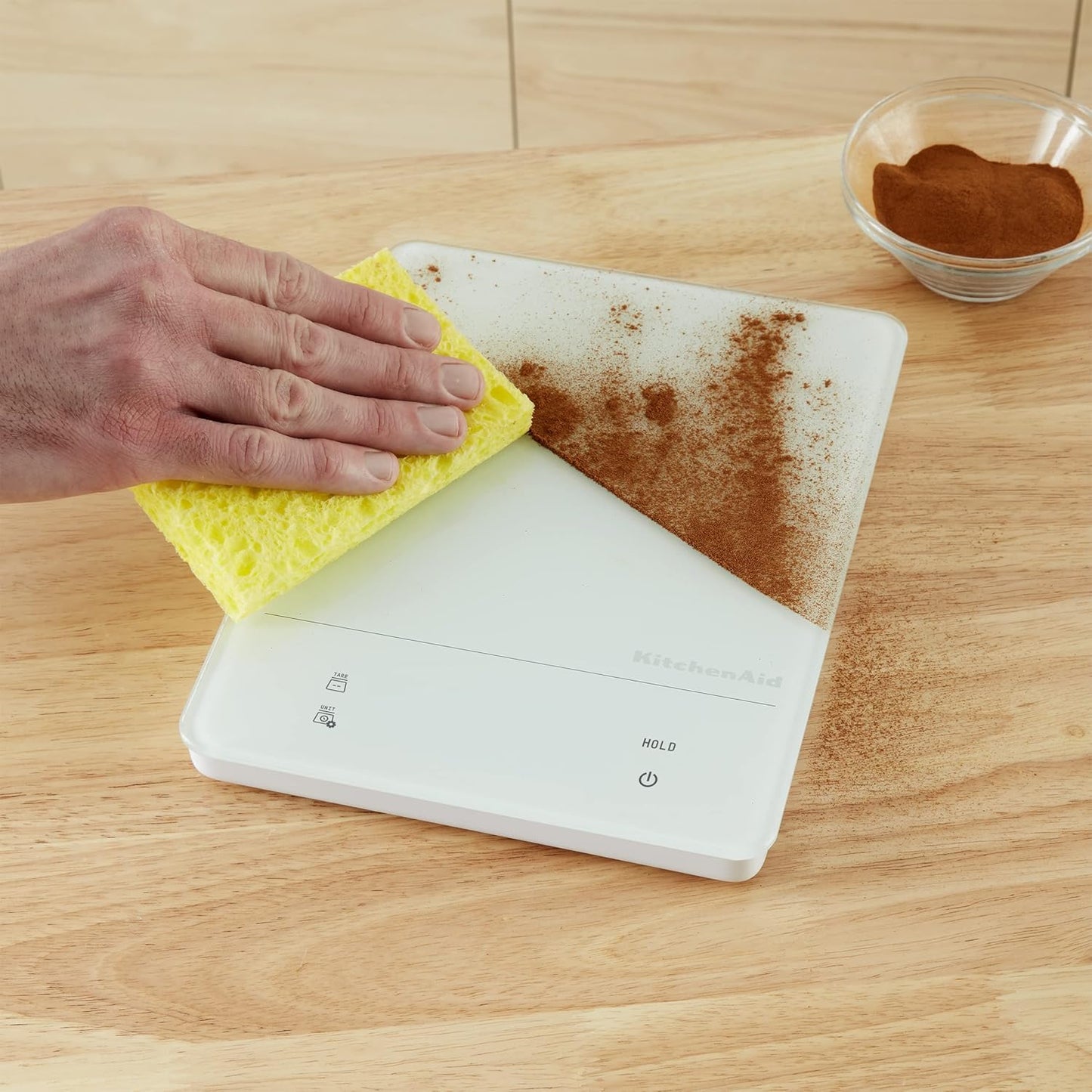 KitchenAid KQ913 Digital Waterproof (IPx7) Kitchen and Food Scale, LED