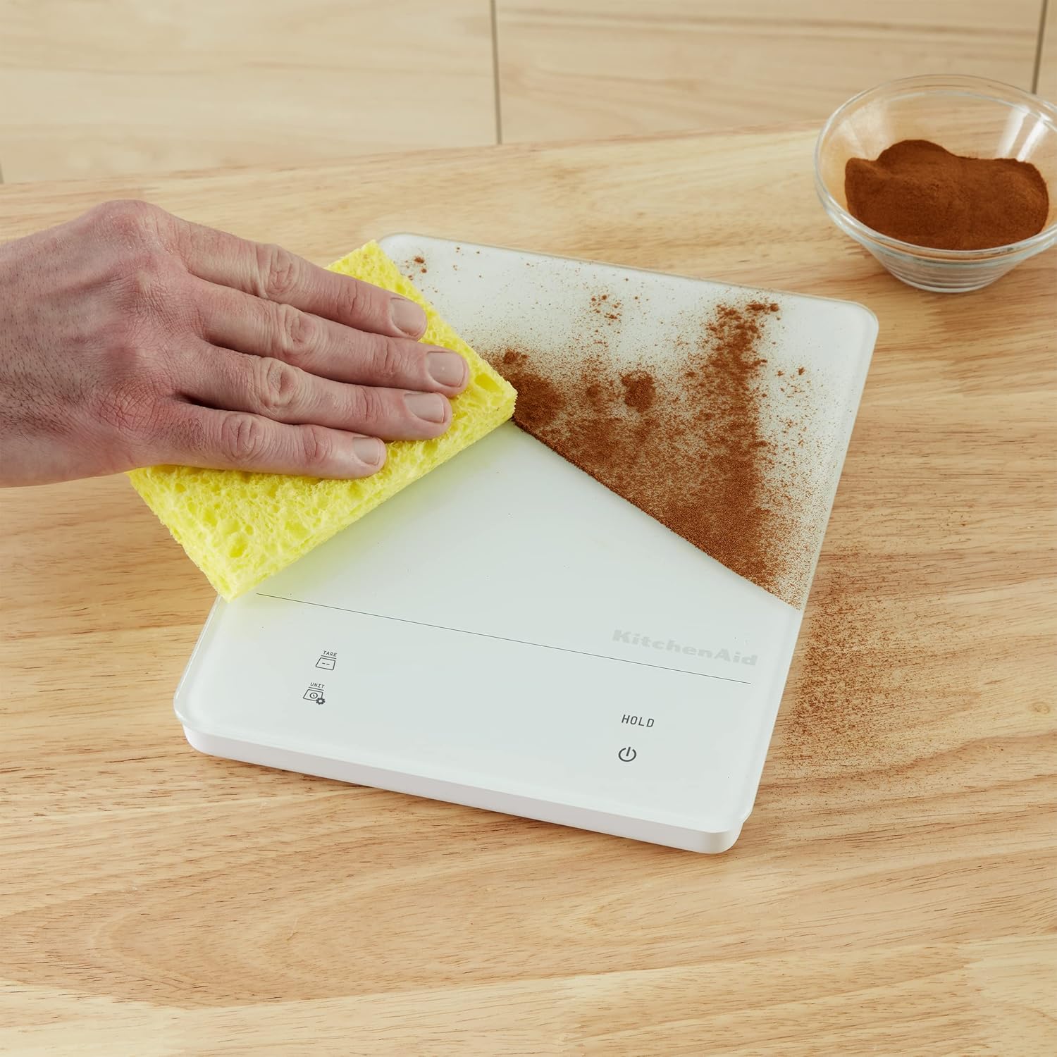 KitchenAid KQ913 Digital Waterproof (IPx7) Kitchen and Food Scale, LED