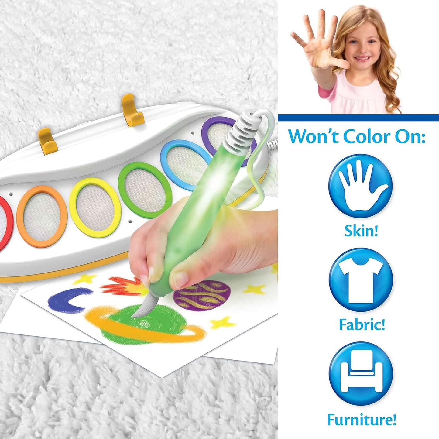 Crayola Color Wonder Magic Light Brush, Mess Free Painting Station for