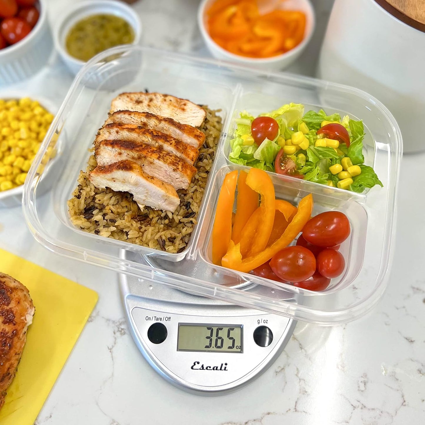 Escali Primo Digital Food Scale Multi-Functional Kitchen Scale and Bak