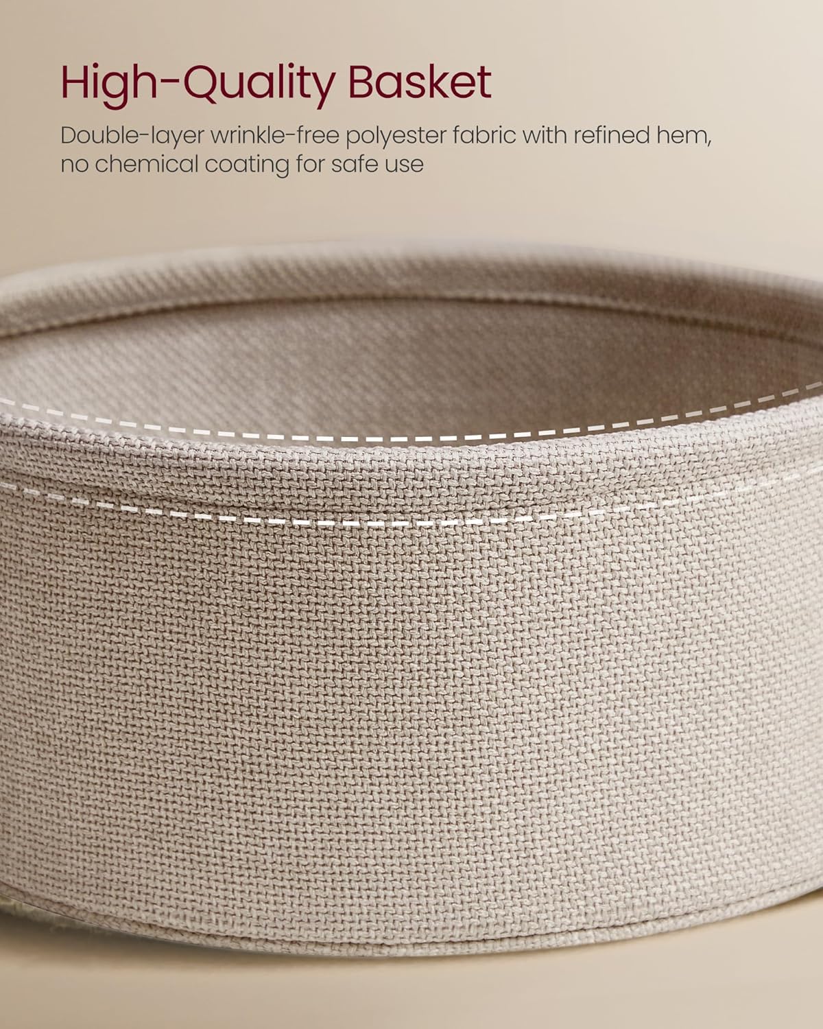 VASAGLE LILEA Collection - Small Round Side End Table, Modern Nightsta