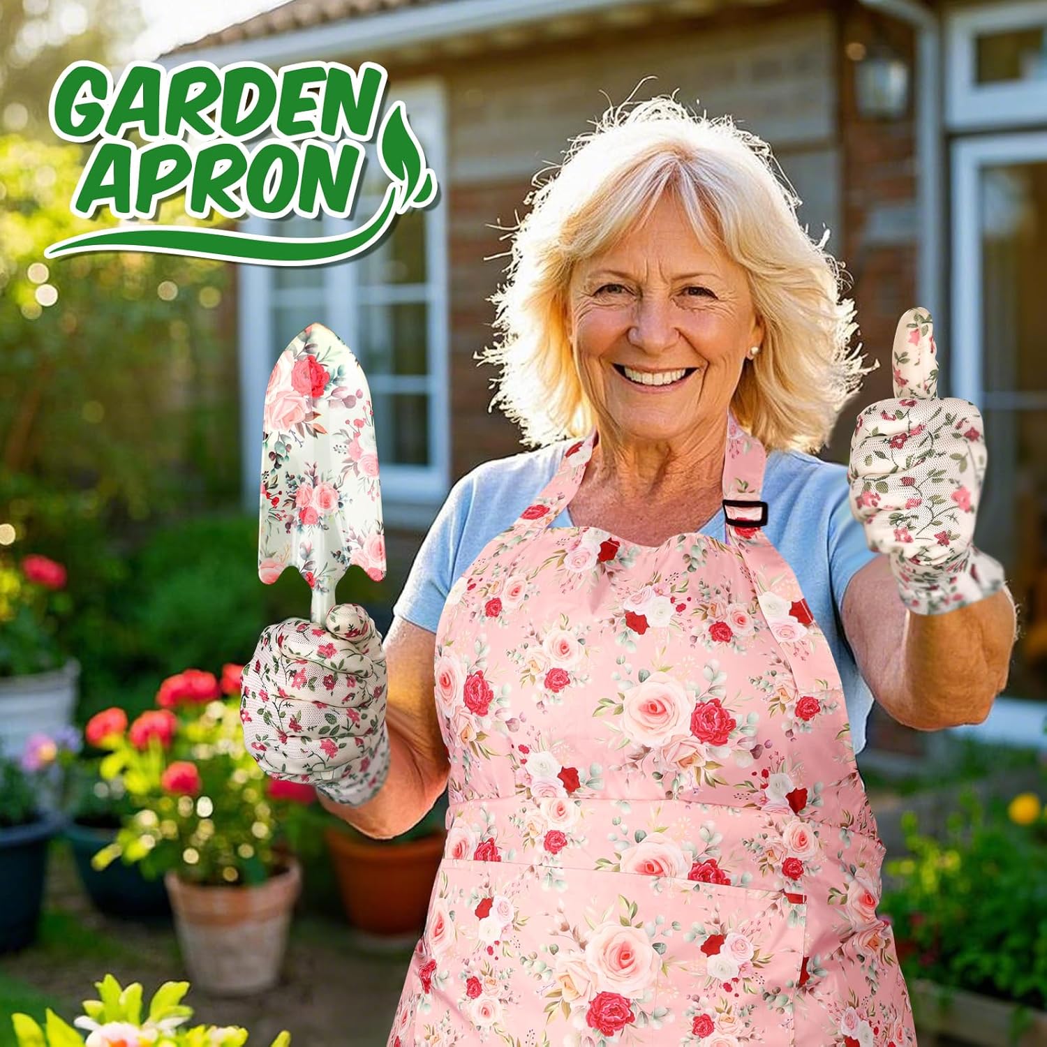 Gardening Gifts for Women, Gardening Supplies Garden Tools with Hand F