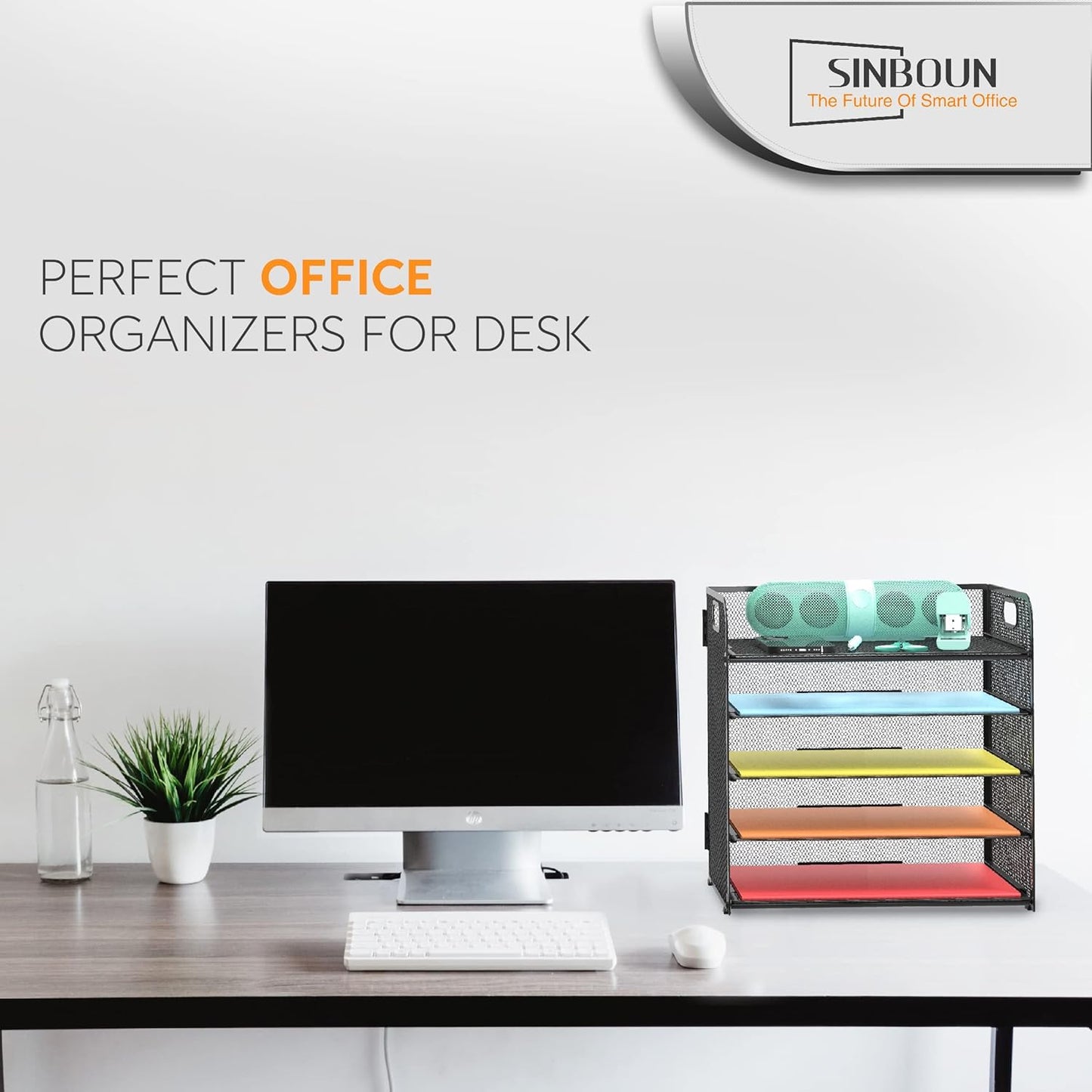 Letter Tray Paper Organizer 5-Tier Desk Organizer File Organizer Paper