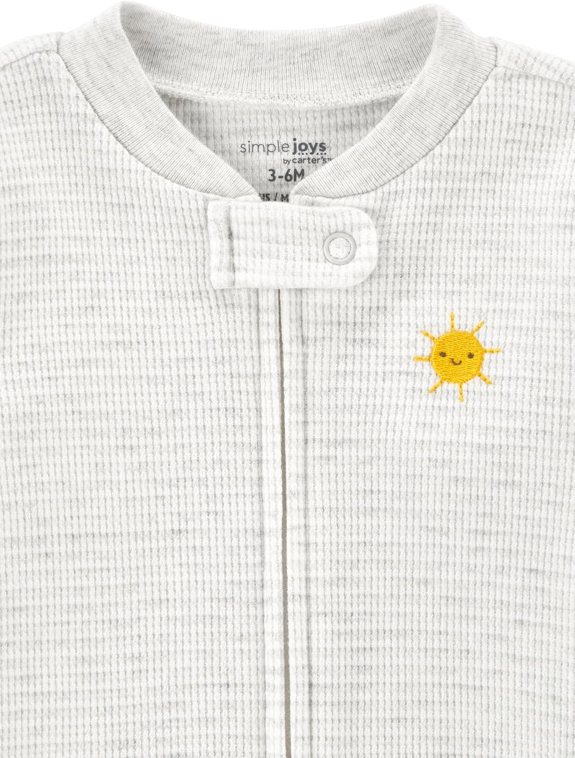 Simple Joys by Carter's unisex-baby 2-way Zip Thermal Footed Sleep and