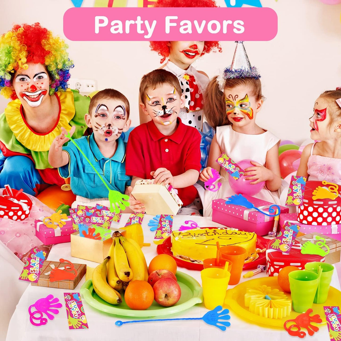Easter Eggs Fillers for Toddlers,Large Sticky Hands Party Favors Suppl