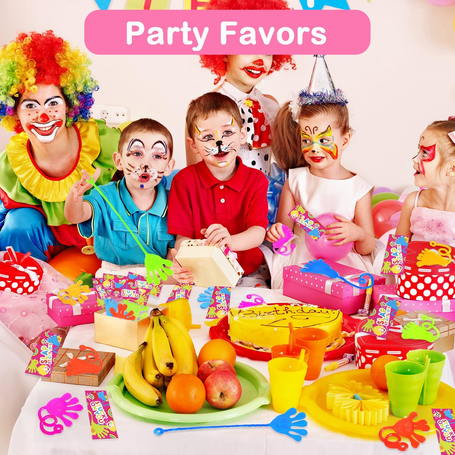 Easter Eggs Fillers for Toddlers,Large Sticky Hands Party Favors Suppl