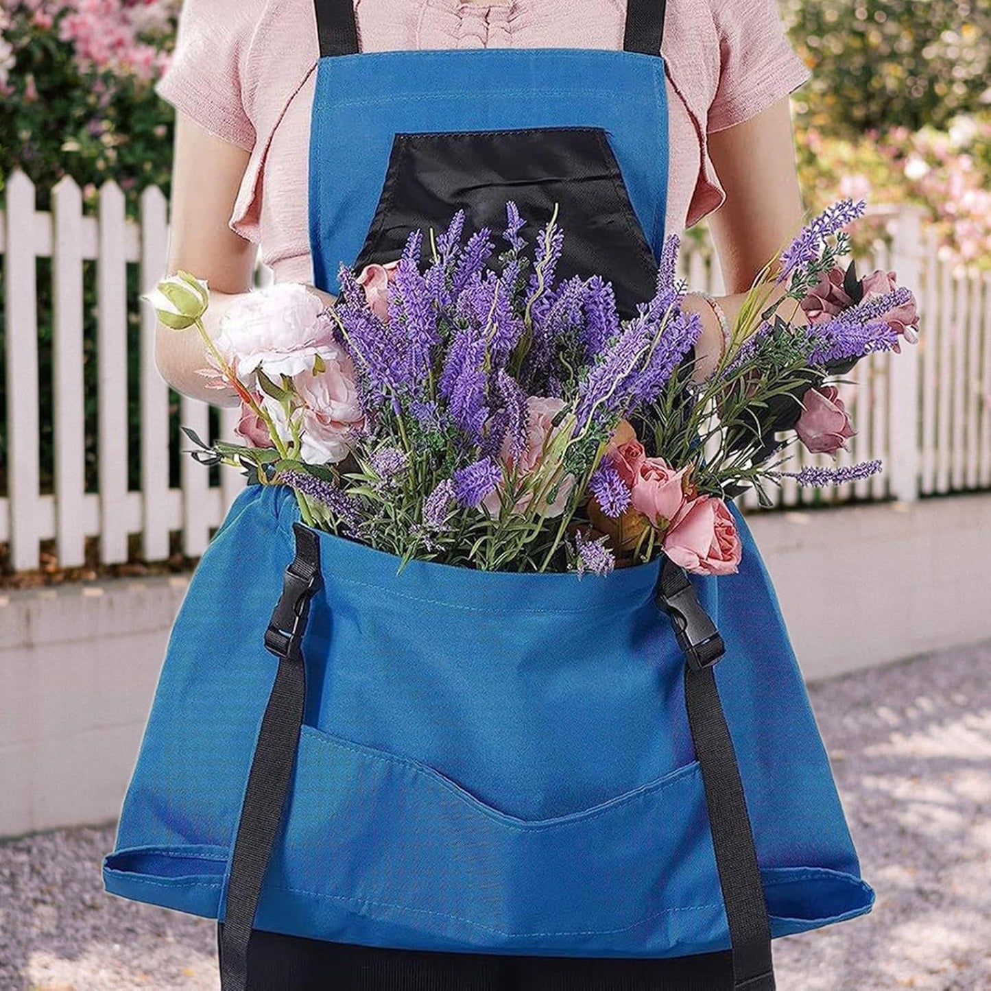 Farm Gardening Apron, Fruit Picking Utility Clothing, Large Pocket Cro