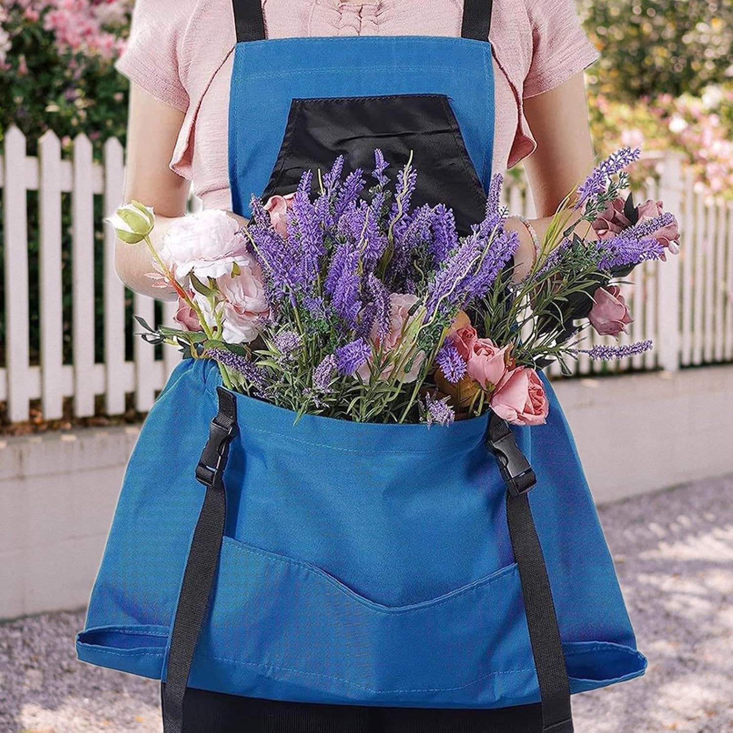 Farm Gardening Apron, Fruit Picking Utility Clothing, Large Pocket Cro