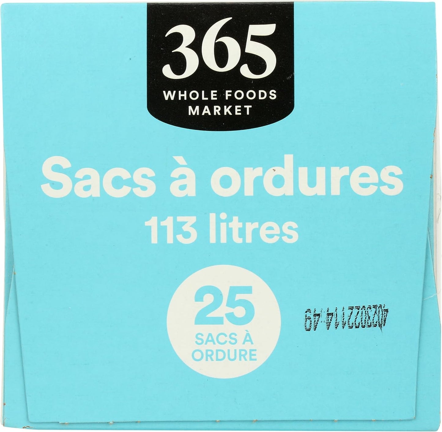 365 by Whole Foods Market, Flextra Strength Drawstring Trash Bags, 30 Gallon, 25 Count