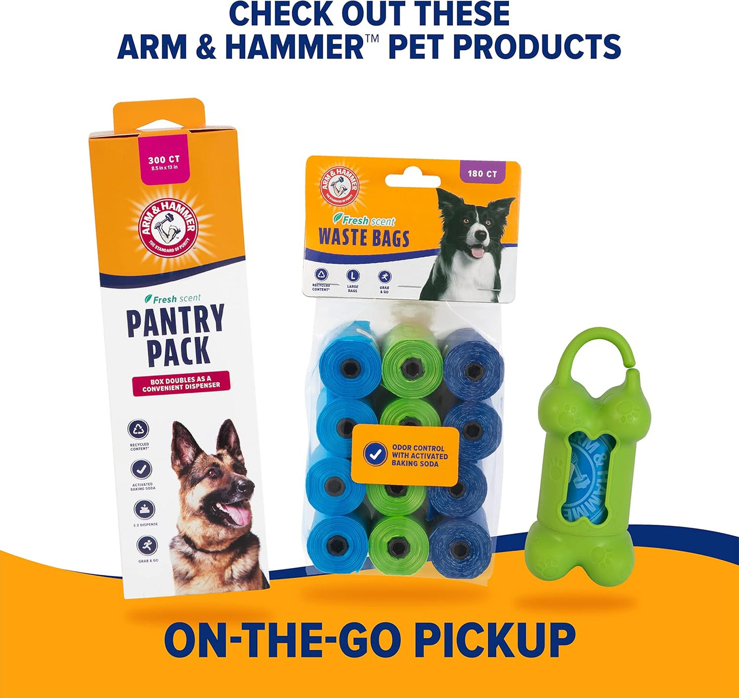 Arm & Hammer Dog Pooper Scooper Swivel Bin & Rake, Poop Scoop for Dogs