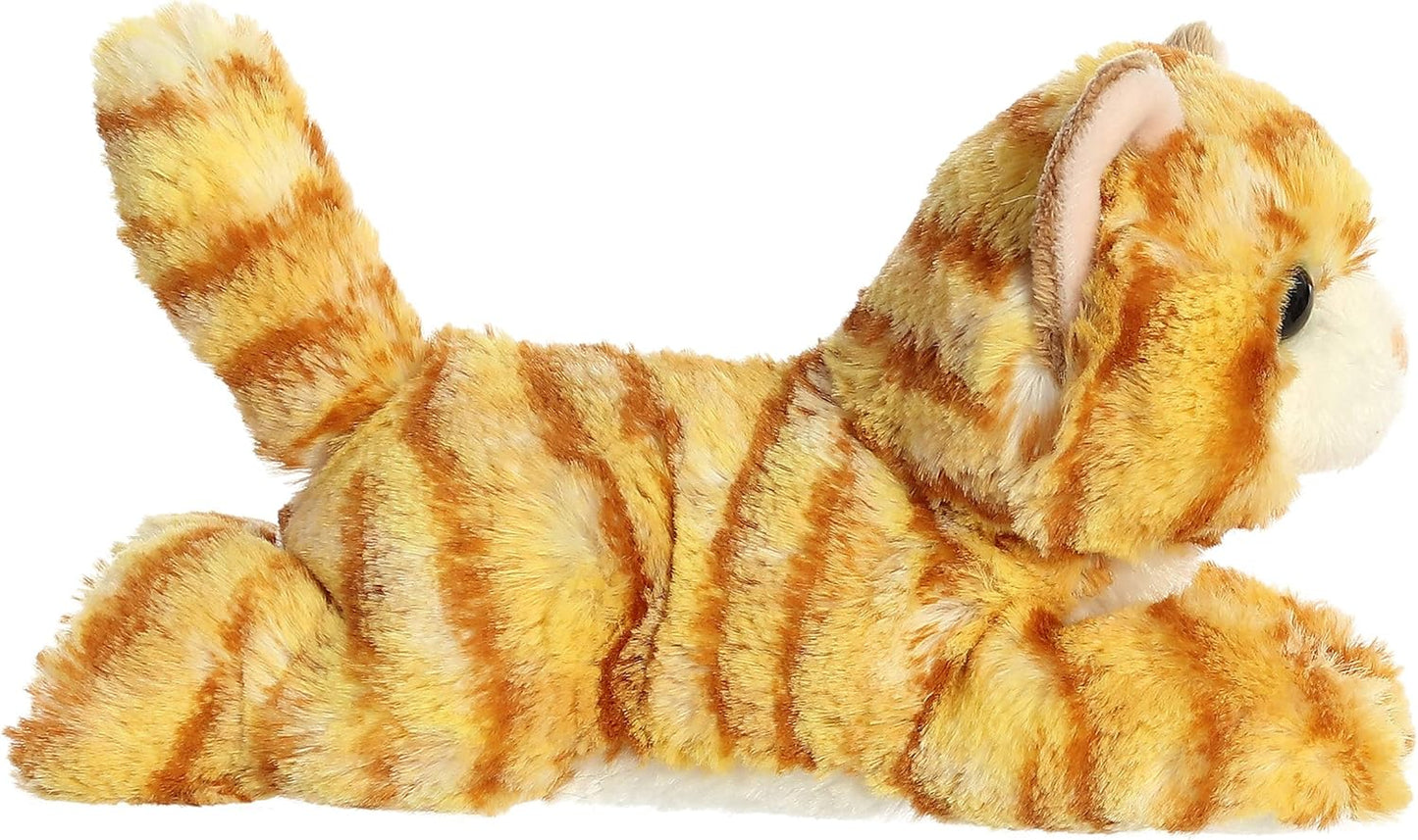 Aurora® Adorable Mini Flopsie™ Ginger Cat™ Stuffed Animal - Mini Compa