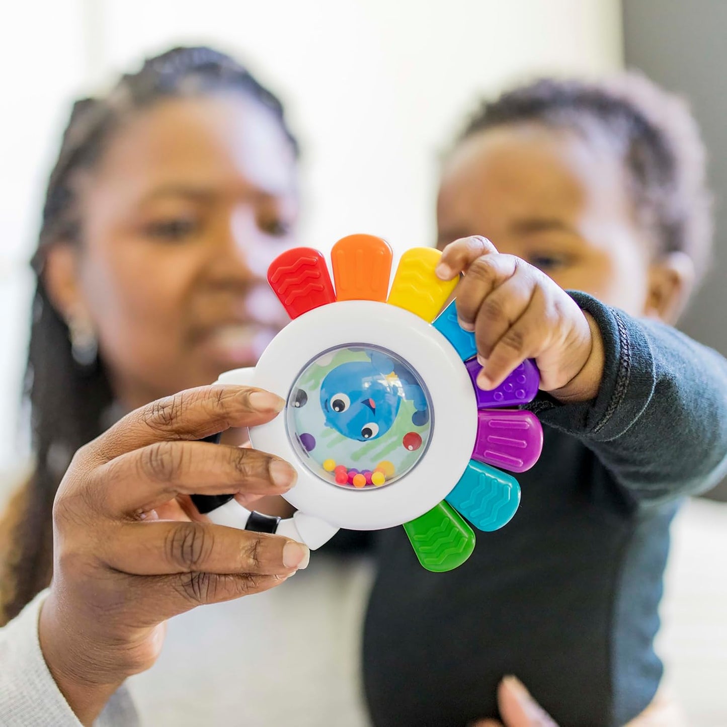 Baby Einstein Outstanding Opus The Octopus Sensory Rattle & Teether Mu